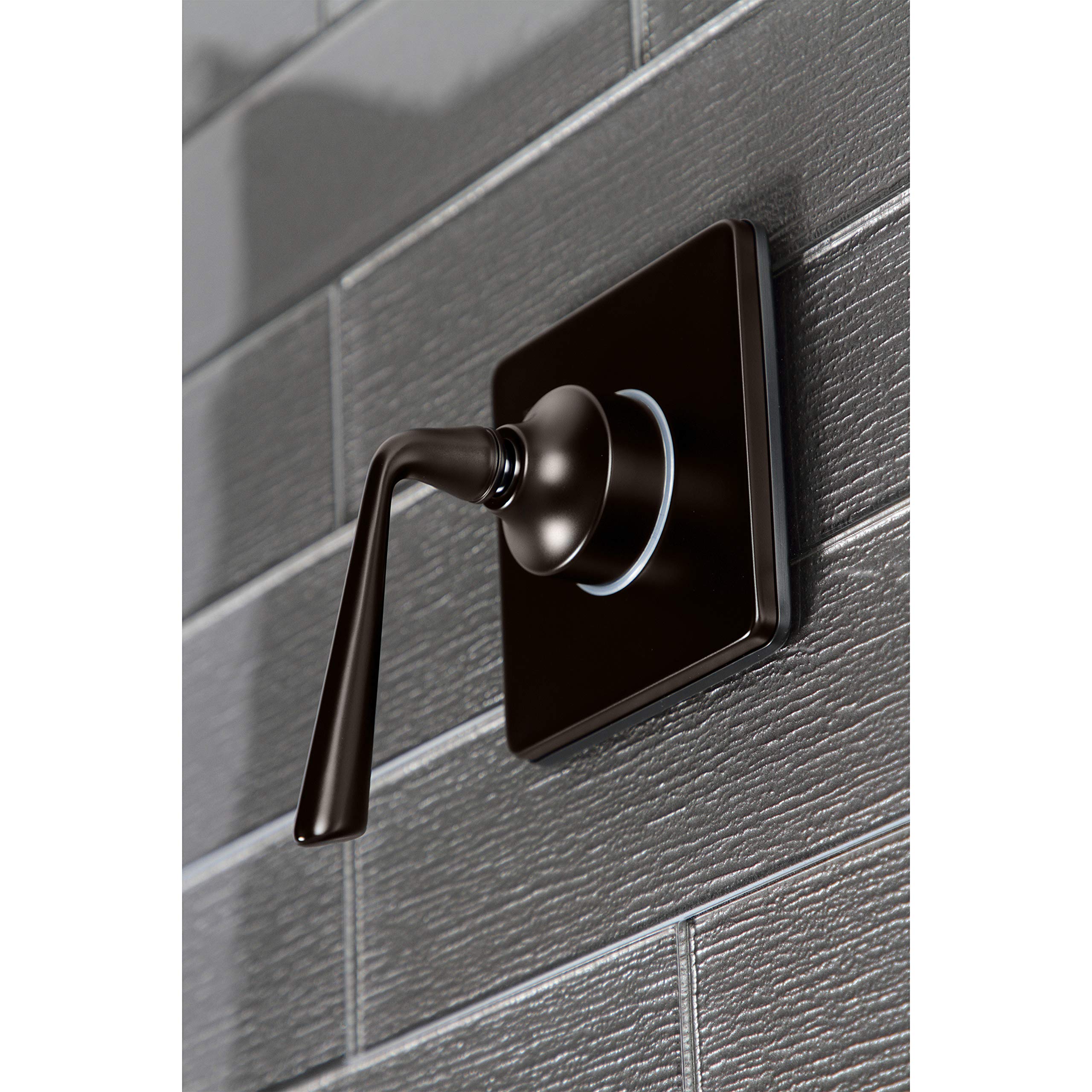 Kingston Brass KS3045ZL 3-Way Diverter Valve with Trim Kit in Oil Rubbed Bronze Finish - Perfect for Shower, Bathtub, and Spa Plumbing Systems