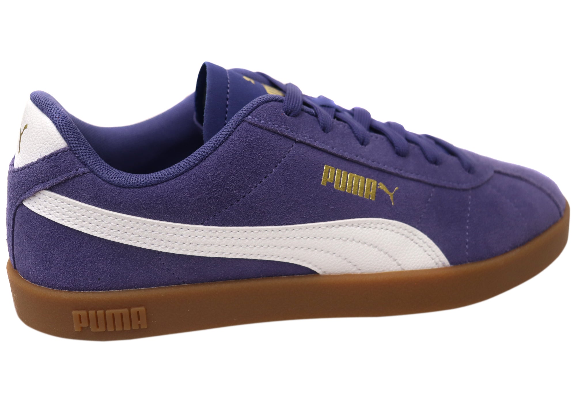 Puma Men's Club II Comfortable Leather Lace-Up Sneakers - Casual Walking Shoes for Men | Perfect for Work, Gym & Everyday Wear