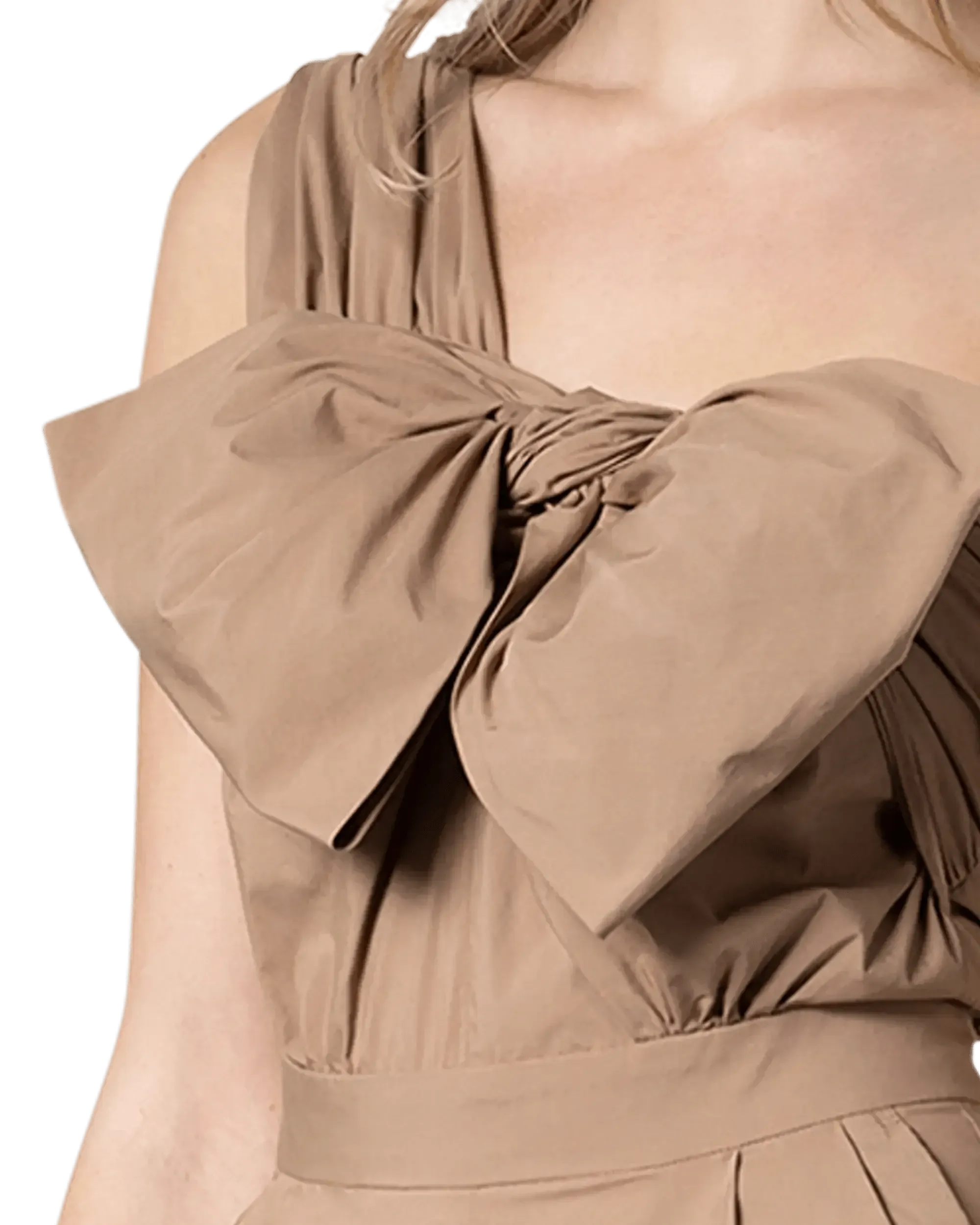 Elegant Bow Detailed One Shoulder Jumpsuit for Women - Chic Party Outfit & Special Occasion Wear