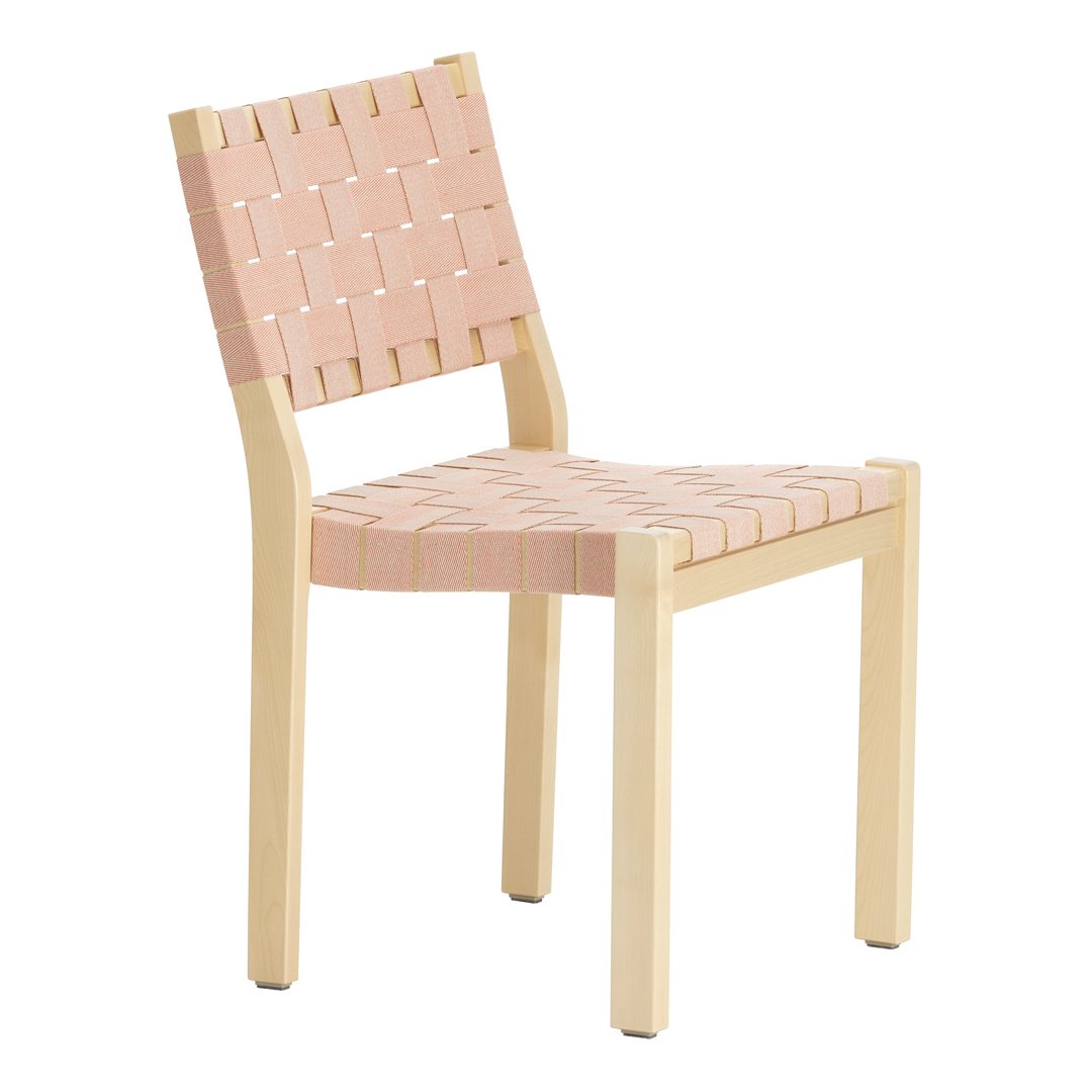 Artek 611 Chair by Alvar Aalto - Mid-Century Modern Wooden Dining Chair for Home, Office & Restaurant Use