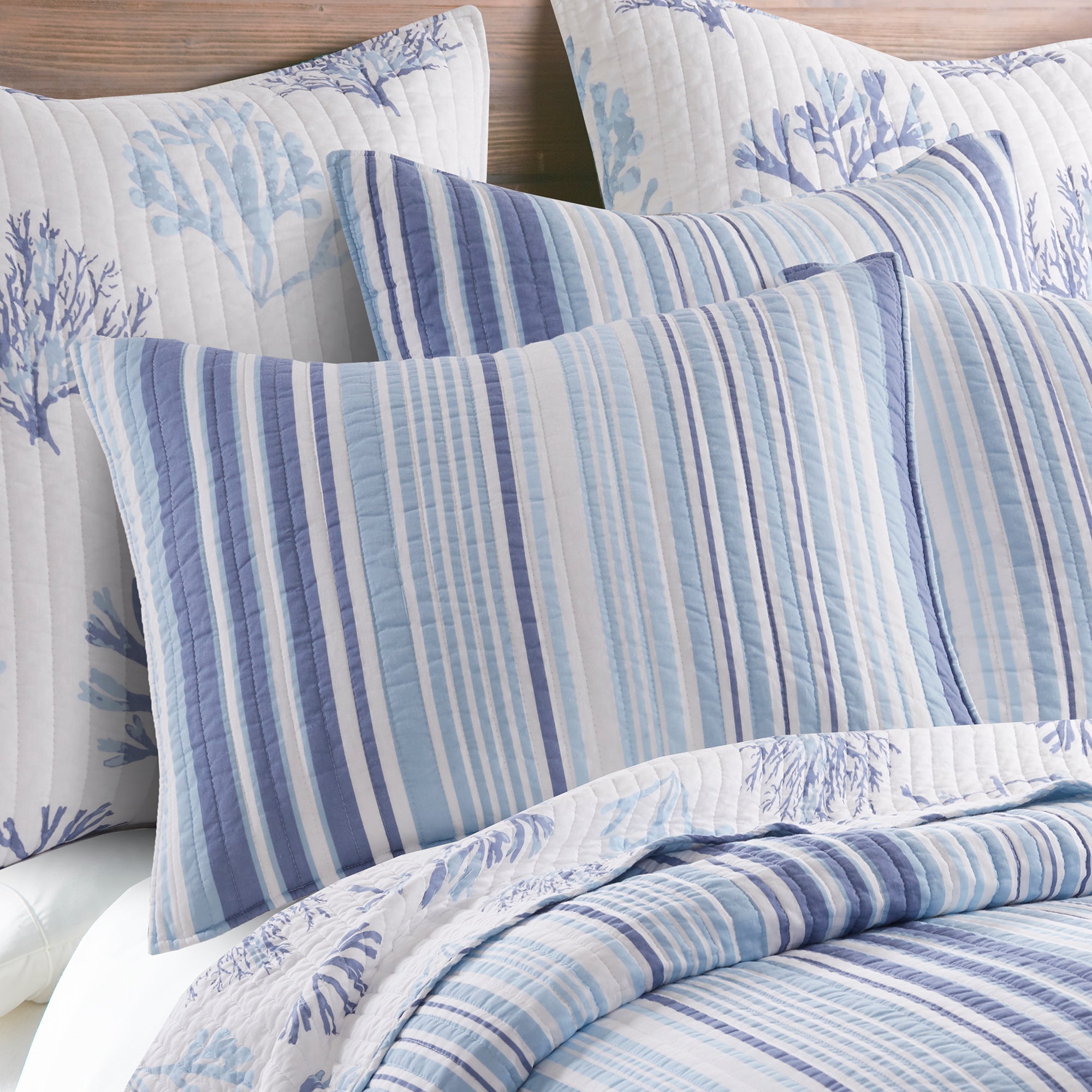 Zuma Beach Twin Quilt Set - Soft & Breathable Cotton Bedding for Kids & Teens - Perfect for Dorm Rooms, Guest Beds & Cozy Bedroom Decor