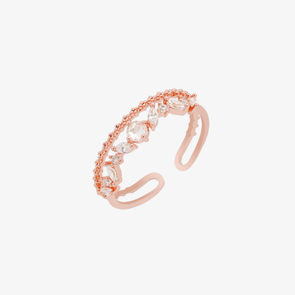 18k rose gold plated