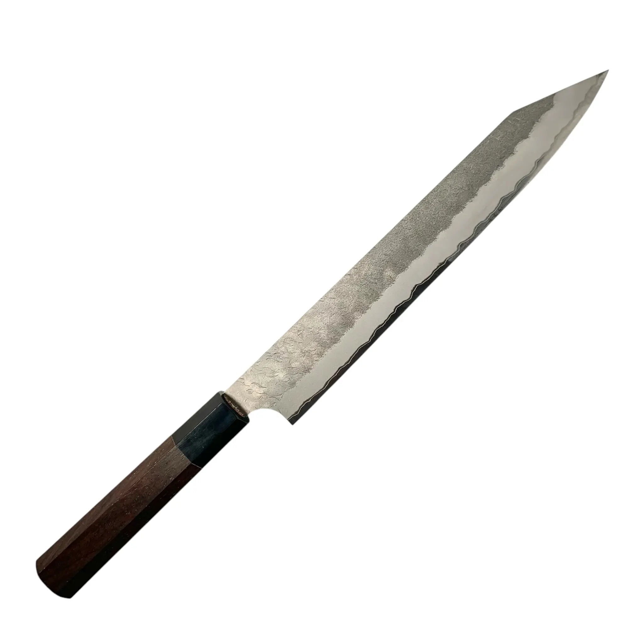 Premium Nigara Aogami Super Kiritsuke Sujihiki Knife 255mm - Japanese Handcrafted Carbon Steel Slicing Knife for Sushi, BBQ & Meat Carving - Perfect for Chefs & Home Cooks