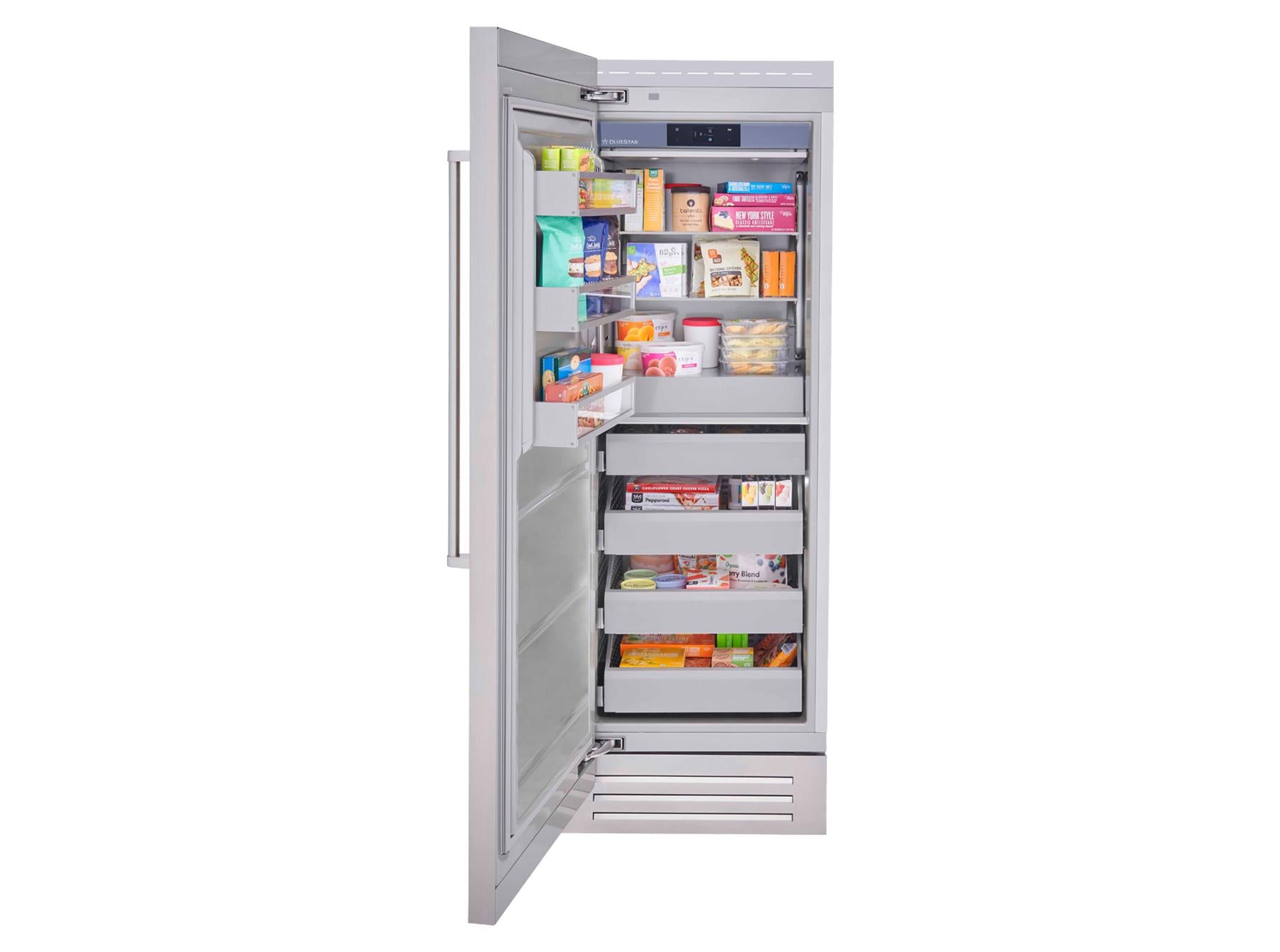 Bluestar BIF30R0 30-Inch Commercial Column Freezer with Right Swing Door - Perfect for Restaurants, Grocery Stores & Commercial Kitchens