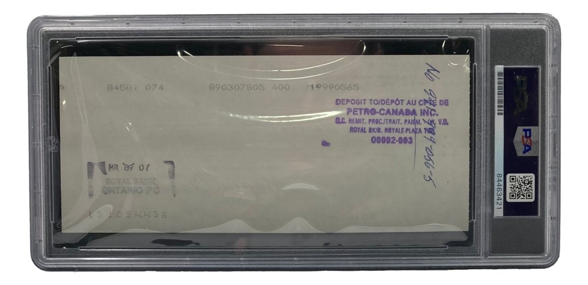 Authentic Maurice Richard Signed Montreal Canadiens Hockey Memorabilia - PSA/DNA Certified Bank Check #66 - Perfect for NHL Collectors & Hockey Fans Display