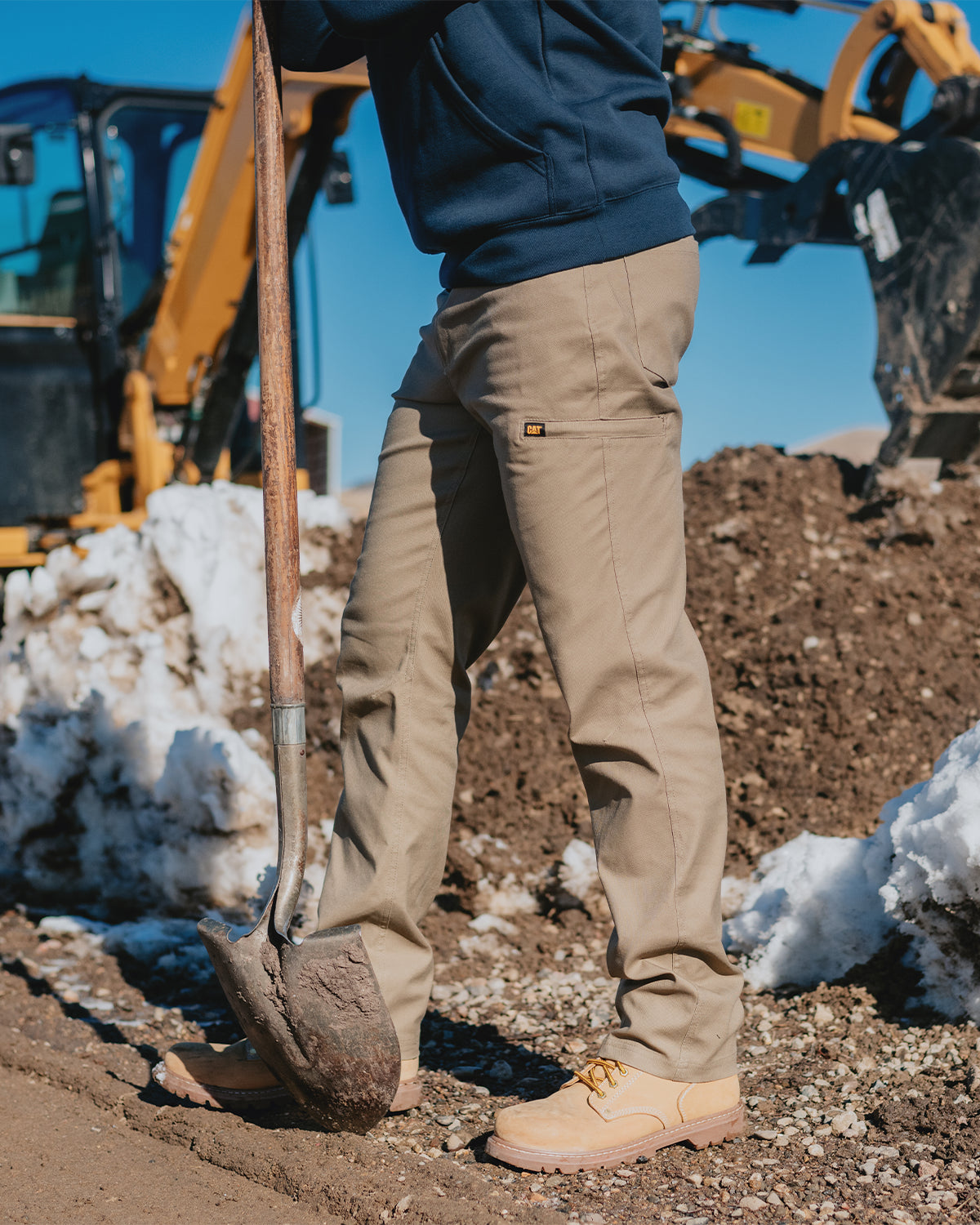 Men's Stretch Canvas Utility Work Pants - Straight Fit for Comfort & Durability | Perfect for Construction, Carpentry & Outdoor Work