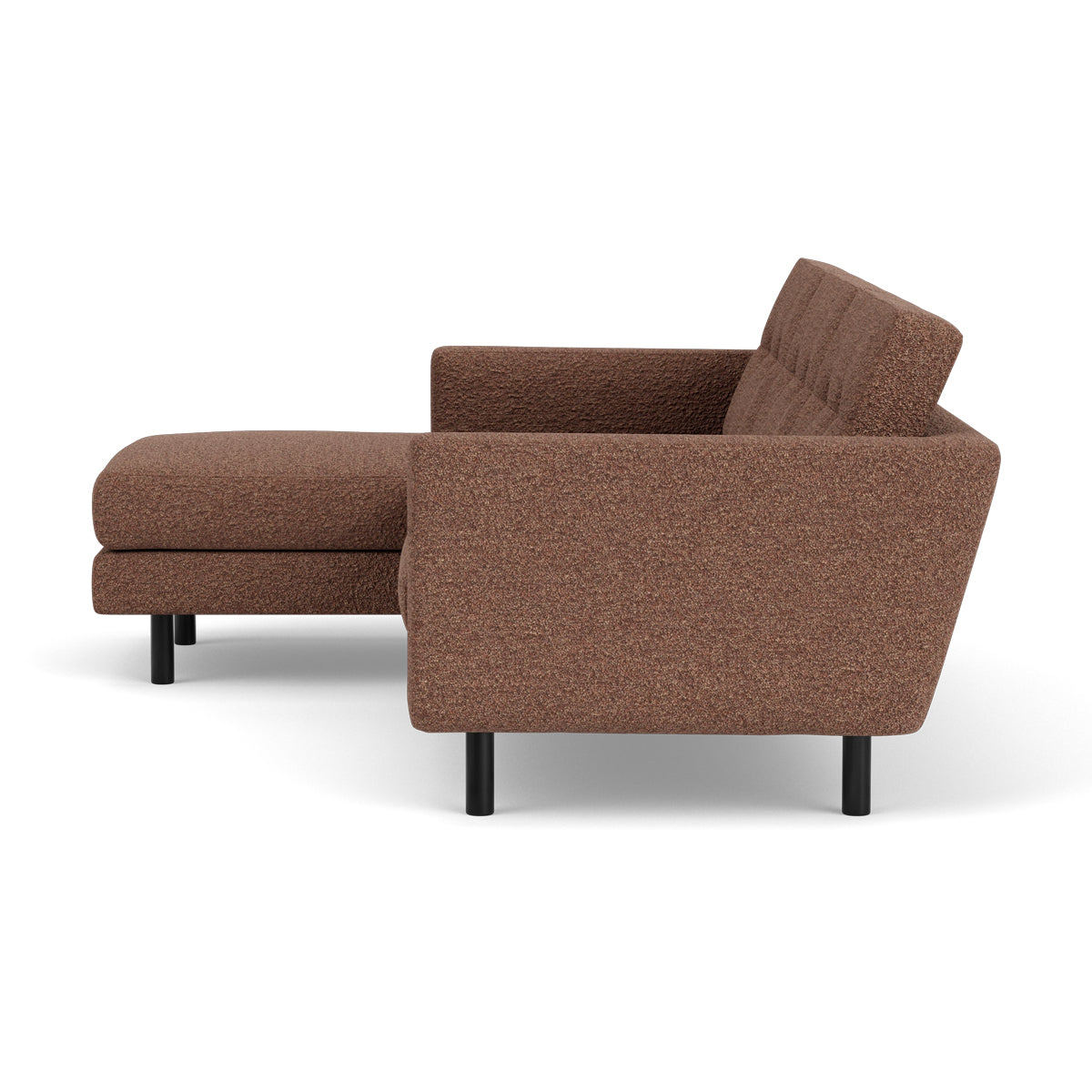 Conrad Boucle Left Chaise Sofa - Modern Upholstered Sectional Couch for Living Room, Lounge & Home Decor