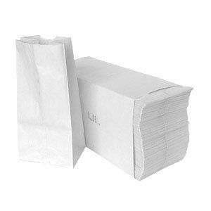 Eco-Friendly Small White Kraft Paper Bags 3x2x6 Inches - 100 Pack for Party Favors, Lunches, Groceries & Wedding Favors | Perfect for Gift Packaging, Snacks & Retail Use