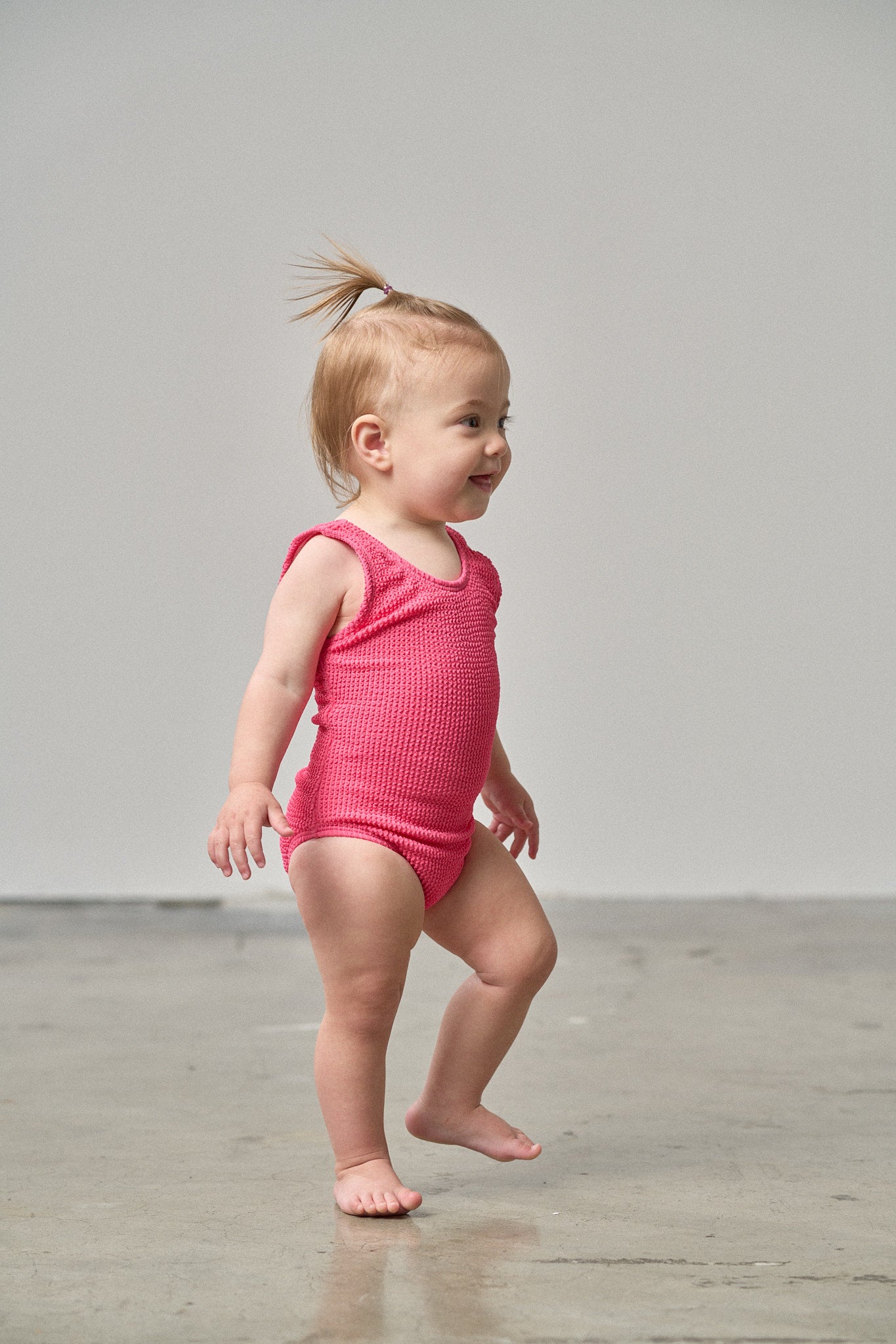 Girls Pink Swimsuit - Cute One-Piece Bathing Suit for Toddler & Kids - Perfect for Beach, Pool & Summer Vacation
