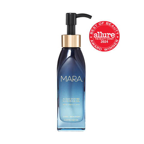 Chia + Moringa Algae Enzyme Cleansing Oil - Deep Pore Facial Cleanser for Acne Prone Skin | Gentle Makeup Remover & Daily Skincare for Oily & Sensitive Skin Types