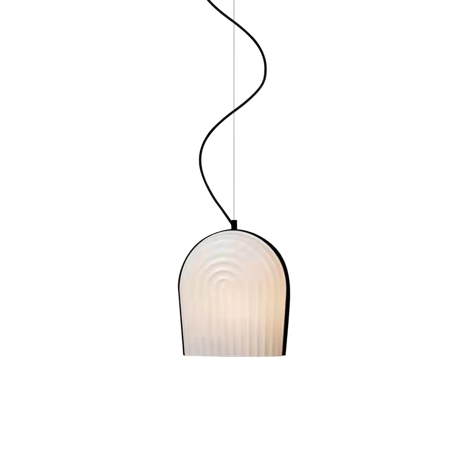 Modern Arc Pendant Lamp - Adjustable Hanging Light Fixture for Kitchen Island, Dining Table & Living Room Decor | Industrial Style Lighting for Home & Office