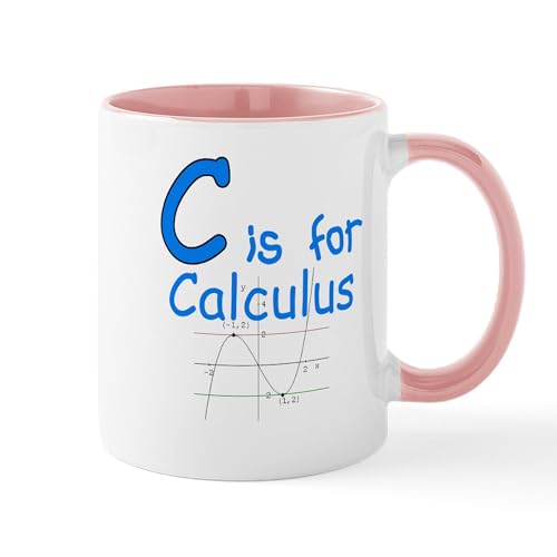 White/Pink Inside - C Is For Calculus Mug