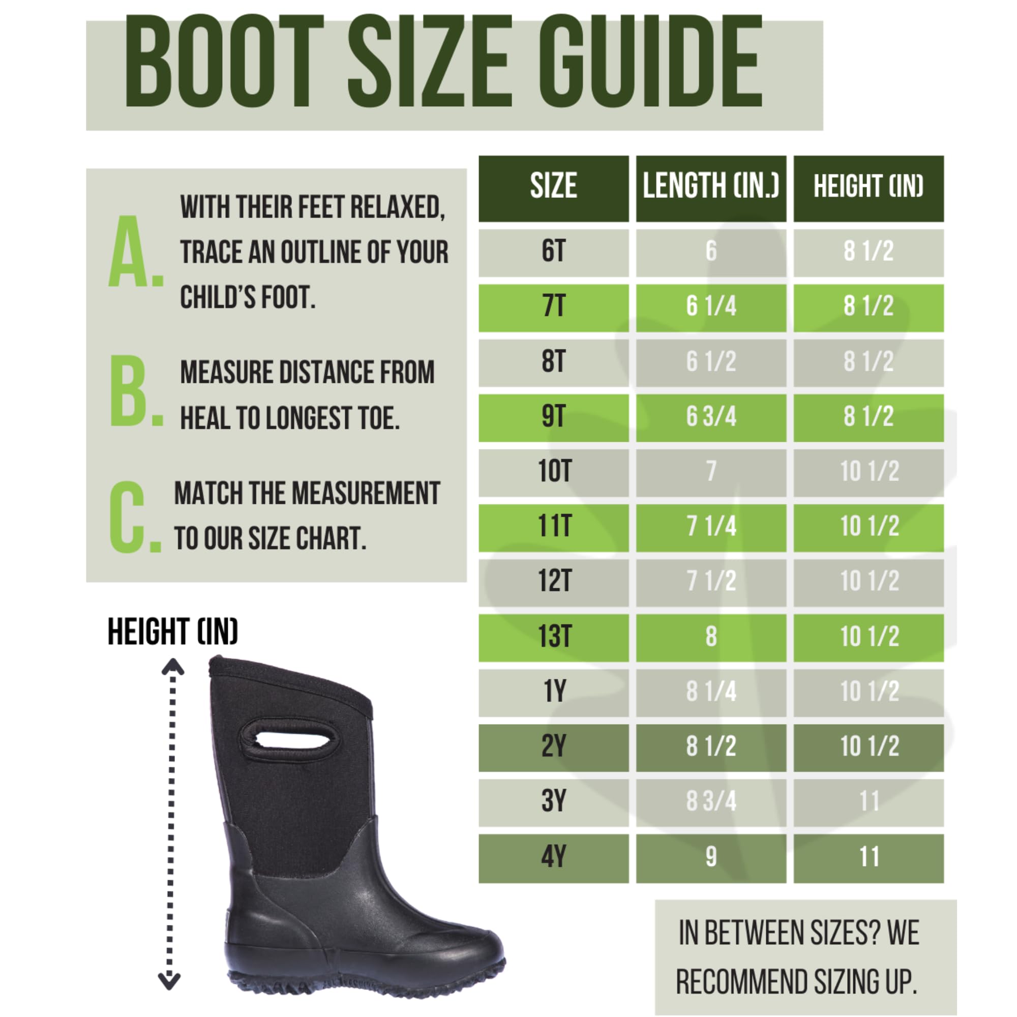 OAKI Kids Neoprene Rain Boots - Waterproof Snow & Muck Boots for Boys and Girls - Perfect for Outdoor Play, Puddle Jumping & Winter Adventures