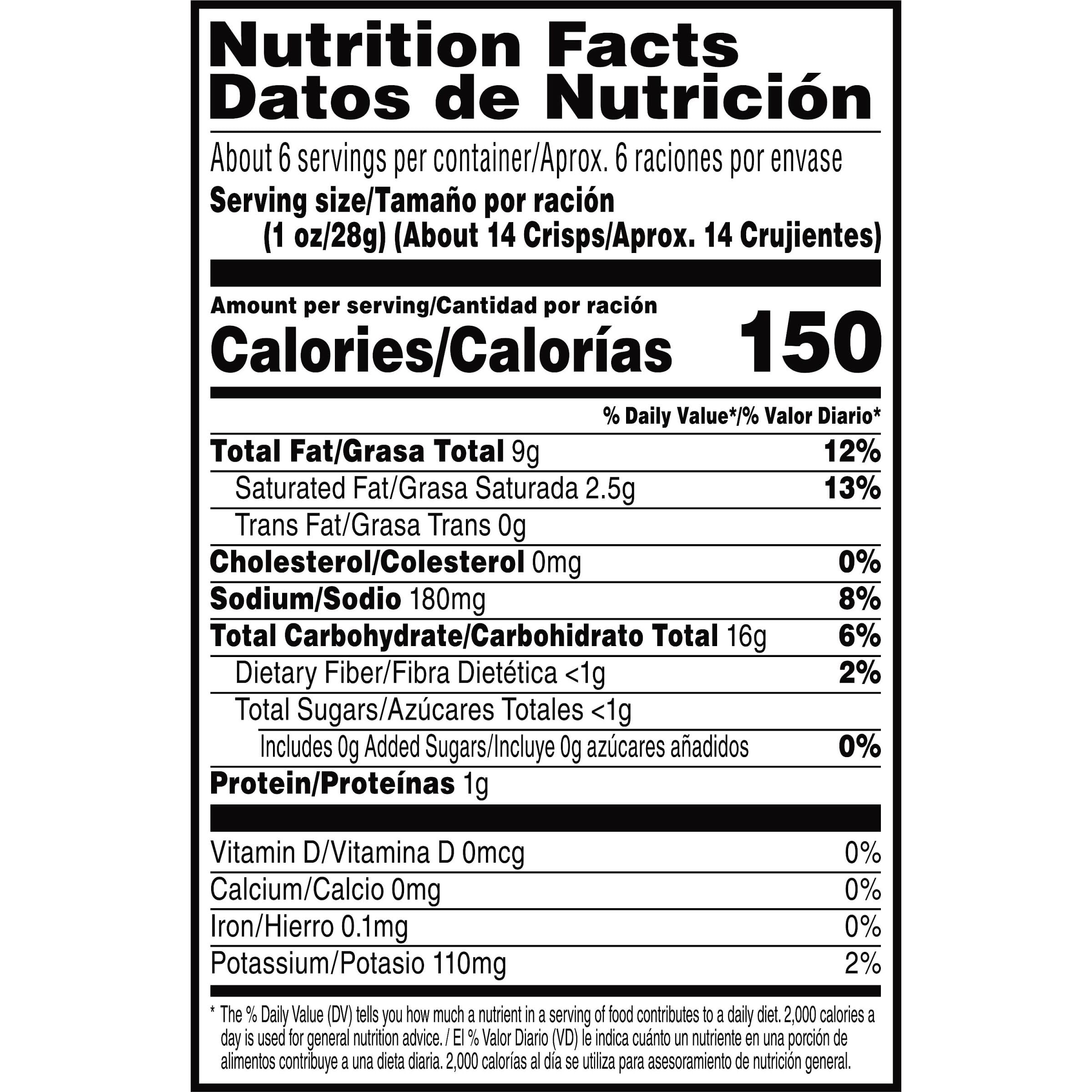 Pringles Ranch Flavored Potato Crisps - 5.5oz Can (Pack of 1) | Crunchy Snack Chips for Lunch Boxes, Office Snacks & On-The-Go | Perfect for Road Trips, Picnics & Movie Nights