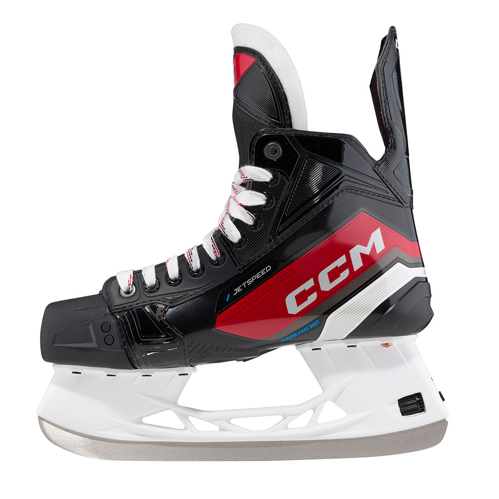 CCM Jetspeed Shock 2023 Senior Ice Hockey Skates - Professional Performance Skates for Men & Women - Perfect for Competitive Games & Training Sessions