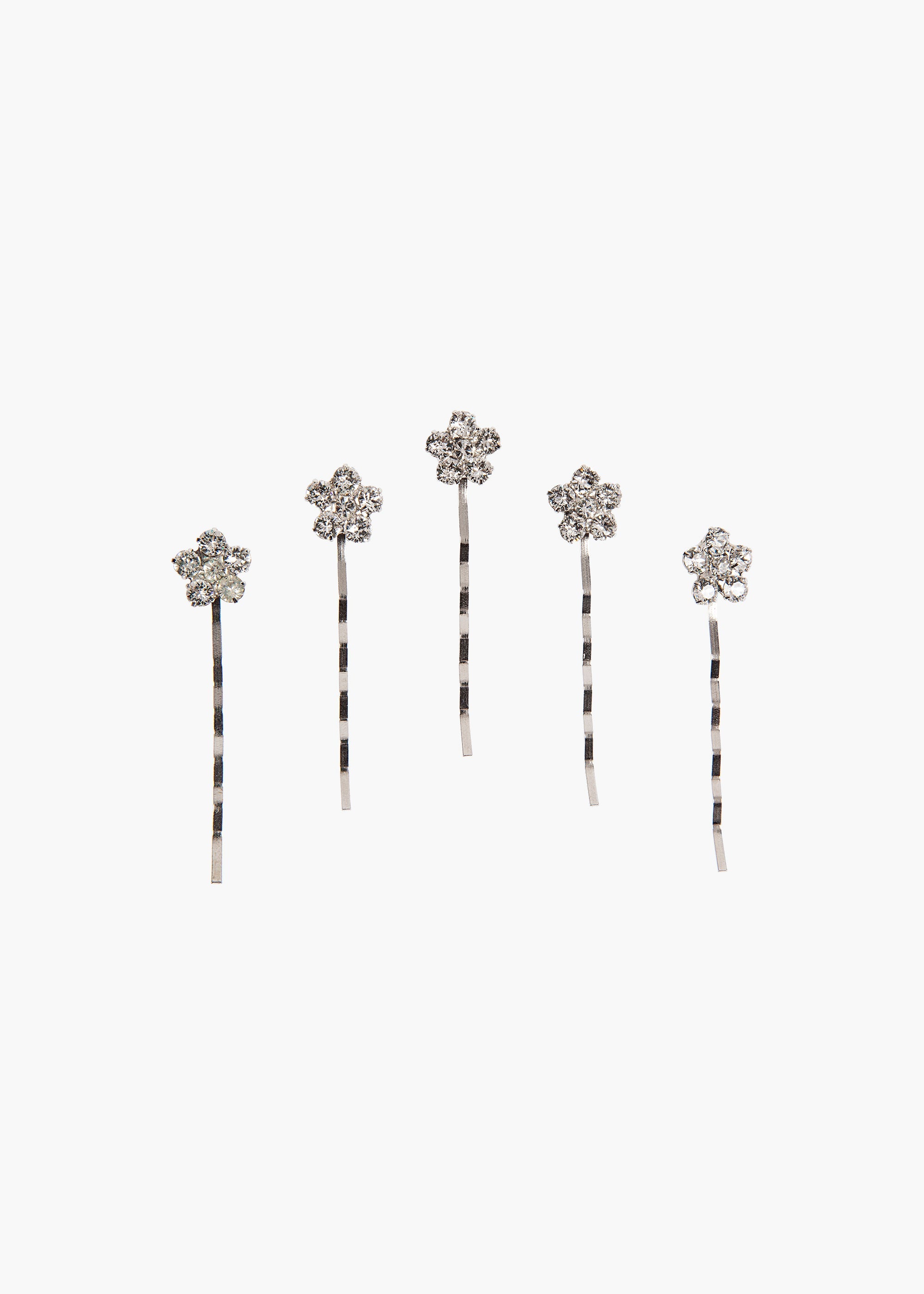 Elegant Violet Bobby Pin Set with Crystal Accents - Perfect for Weddings, Prom, and Everyday Hair Styling