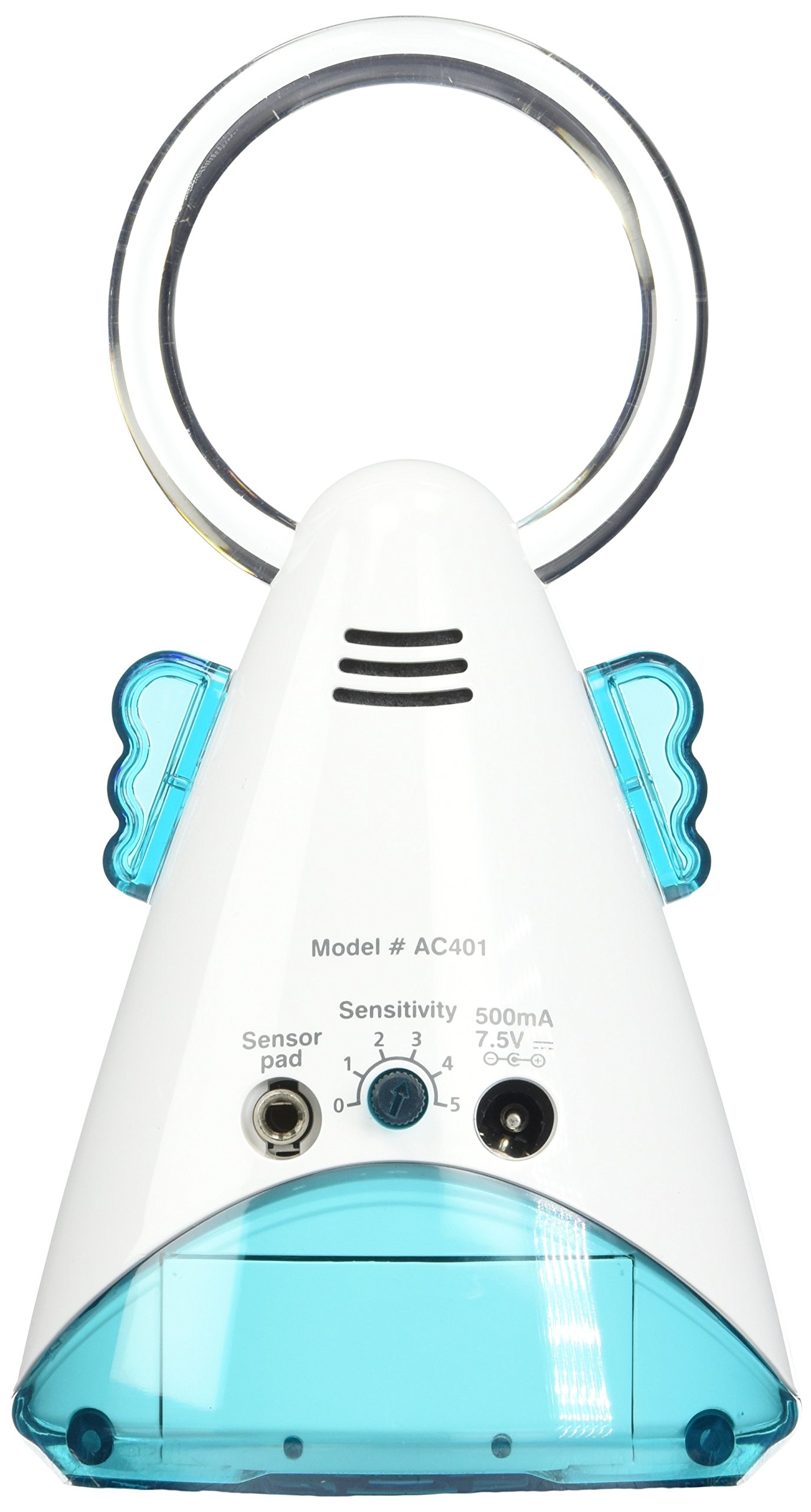 Angelcare Movement and Sound Baby Monitor with Under-Mattress Sensor - Aqua & White for Nursery, Crib Safety & Peace of Mind