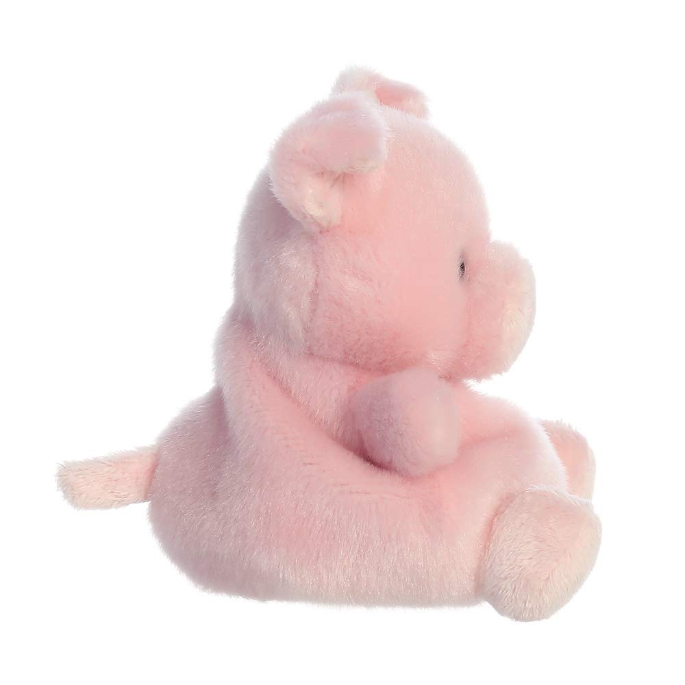 Aurora 61242 Palm Pals Wizard Pig Plush Stuffed Animal - 13cm Soft Rose Pink Toy for Kids, Collectors & Gift Giving | Perfect for Nursery Decor, Birthday Presents & Cuddling