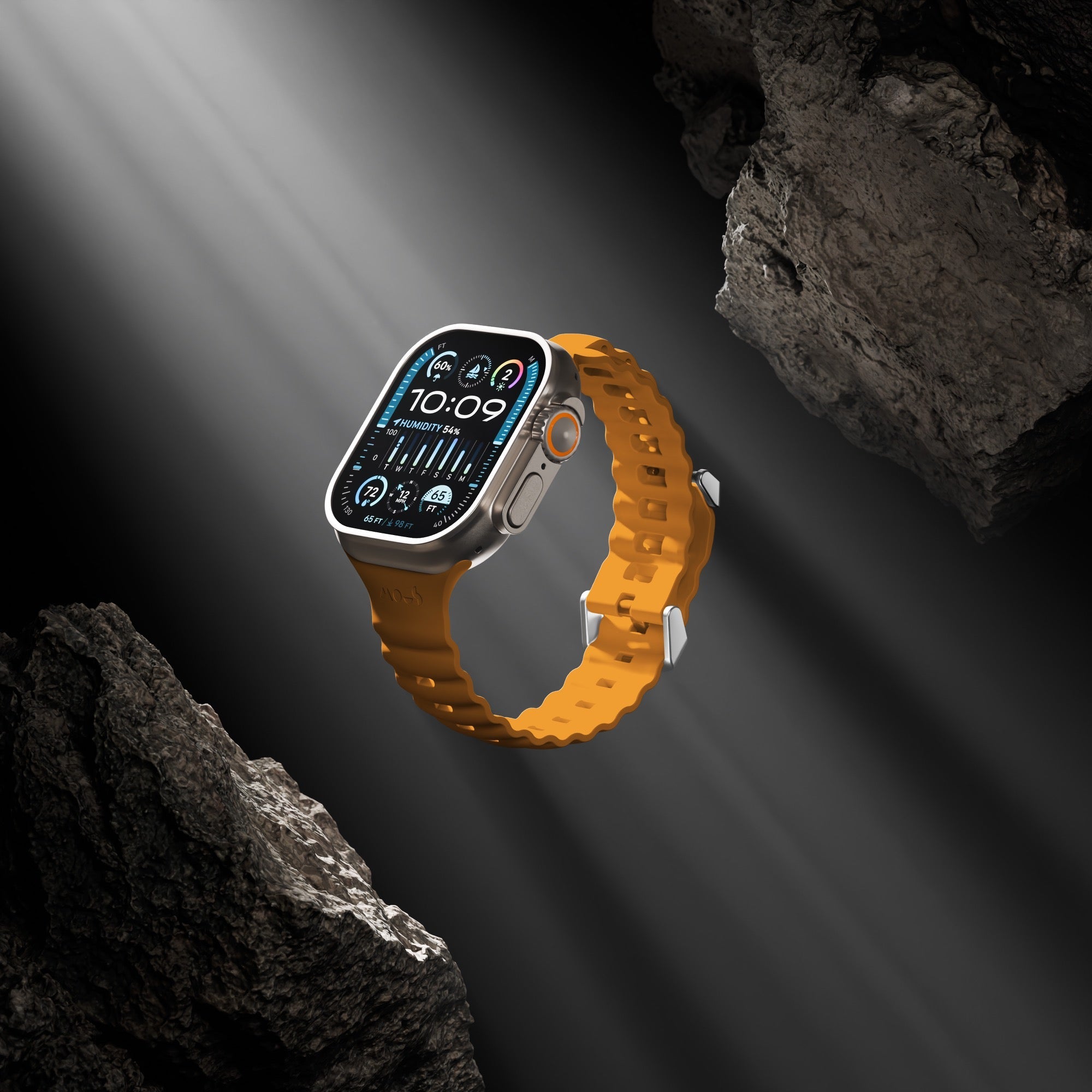 Premium Active Apple Watch Band - Durable & Comfortable Tiger Orange Sport Strap for Workouts, Running & Outdoor Activities