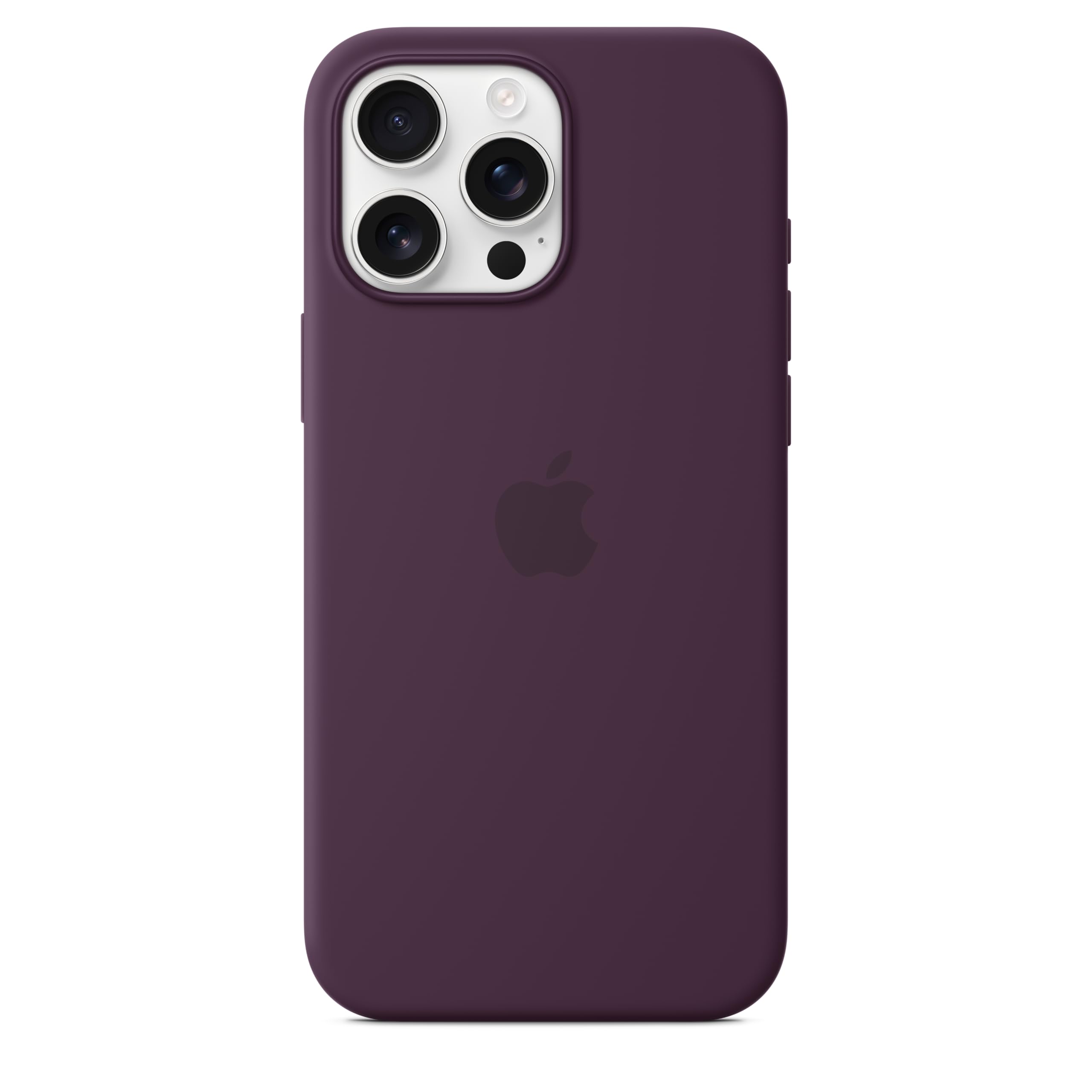 Apple iPhone 16 Pro Max Silicone Case with MagSafe - Plum Purple Protective Cover | Slim Fit, Shockproof, Wireless Charging Compatible | Perfect for Daily Use, Travel & Outdoor Activities