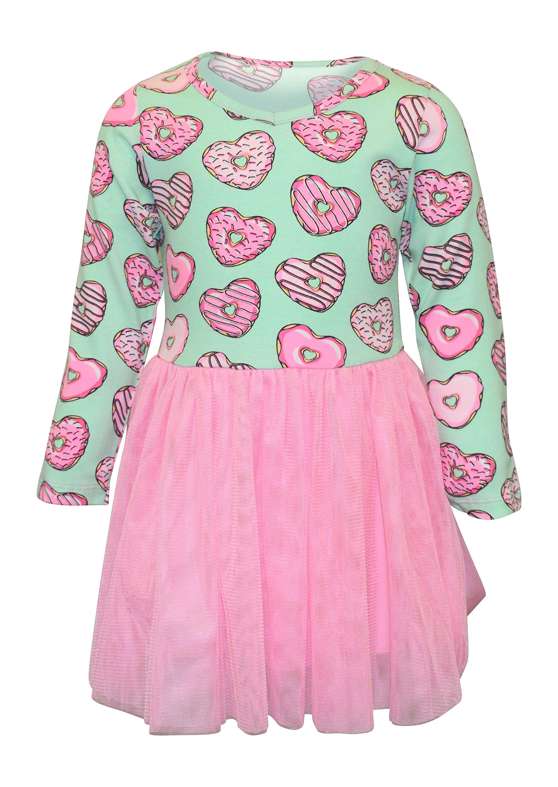 Girls Long Sleeve Tulle Tutu Dresses for Kids & Toddlers - Perfect for Birthday Parties, Photo Shoots & Special Occasions