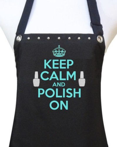Waterproof Polyurethane Nail Technician Apron - Durable & Comfortable Manicurist Smock for Salon Professionals | Perfect for Nail Art, Gel Polish & Acrylic Applications