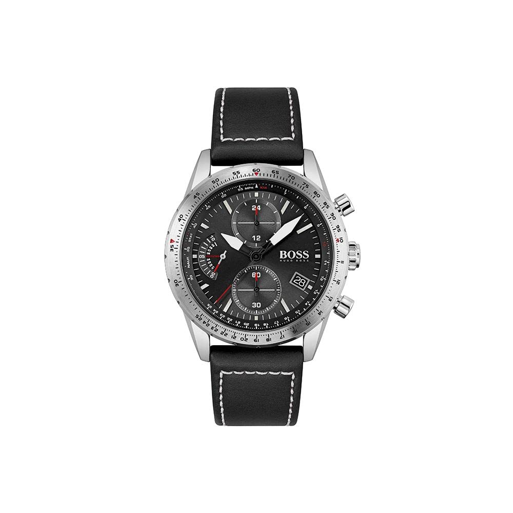 BOSS Men's Chronograph Stainless Steel Watch - Water Resistant Dress Watch for Business, Office & Formal Occasions