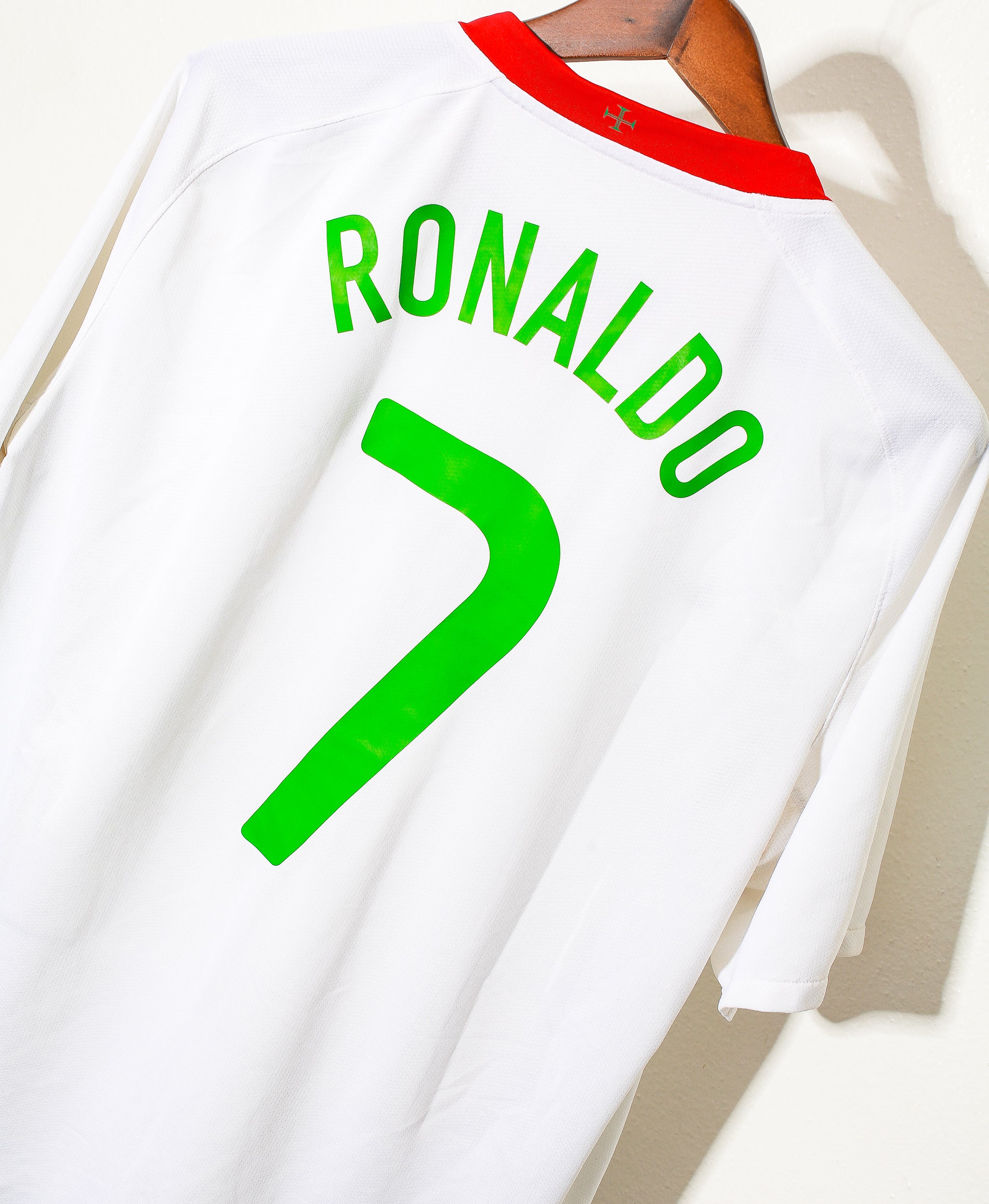 2008 Portugal Home Soccer Jersey #7 Cristiano Ronaldo XL - Authentic Football Shirt for Fans, Collectors & Match Days