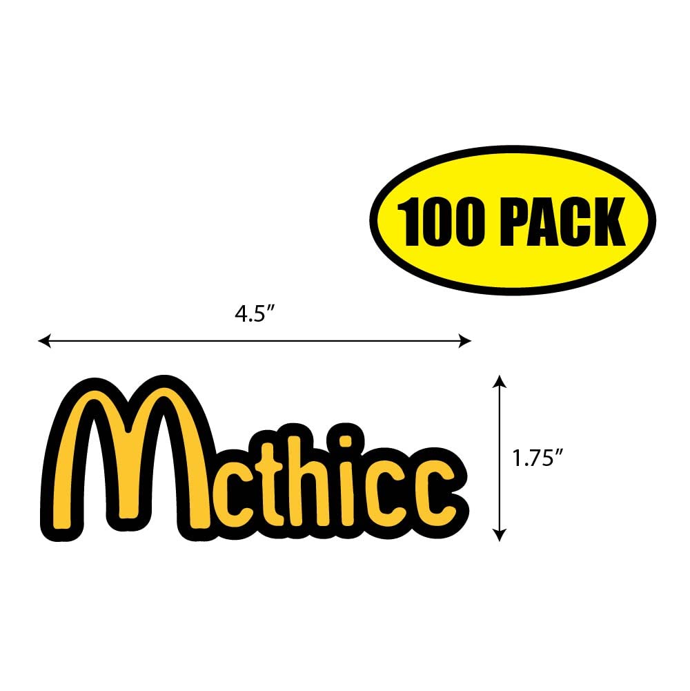 Premium Mcthicc Vinyl Sticker Decal (1.75