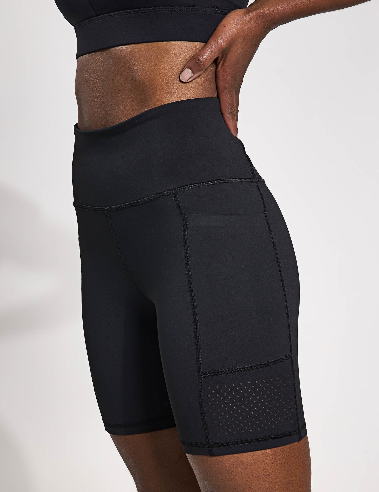 Lottie Bike Shorts for Women - High Waist Black Cycling Shorts - Perfect for Biking, Running & Workouts