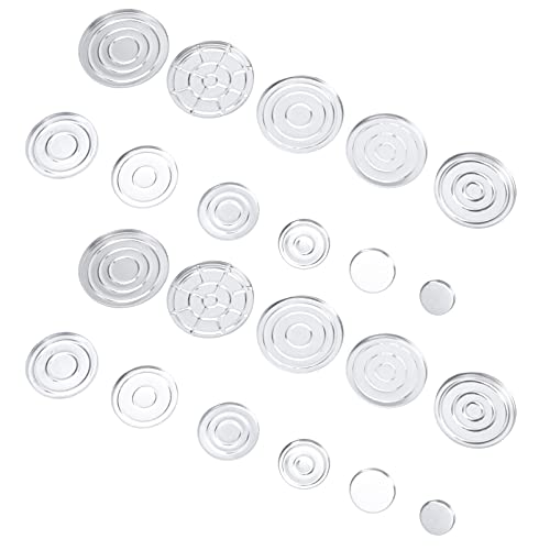 Beavorty 22Pcs Empty Refillable Loose Powder Containers - Travel Makeup Powder Case Set for On-the-Go Touch Ups & Professional Makeup Artists