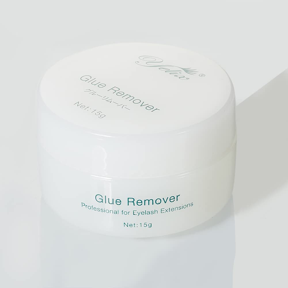 Yelix Eyelash Extension Glue Remover - Low Irritation, Fast Acting Lash Adhesive Dissolver - 5g White Cream for Professional & Home Use - Perfect for Salon Treatments & DIY Lash Removal