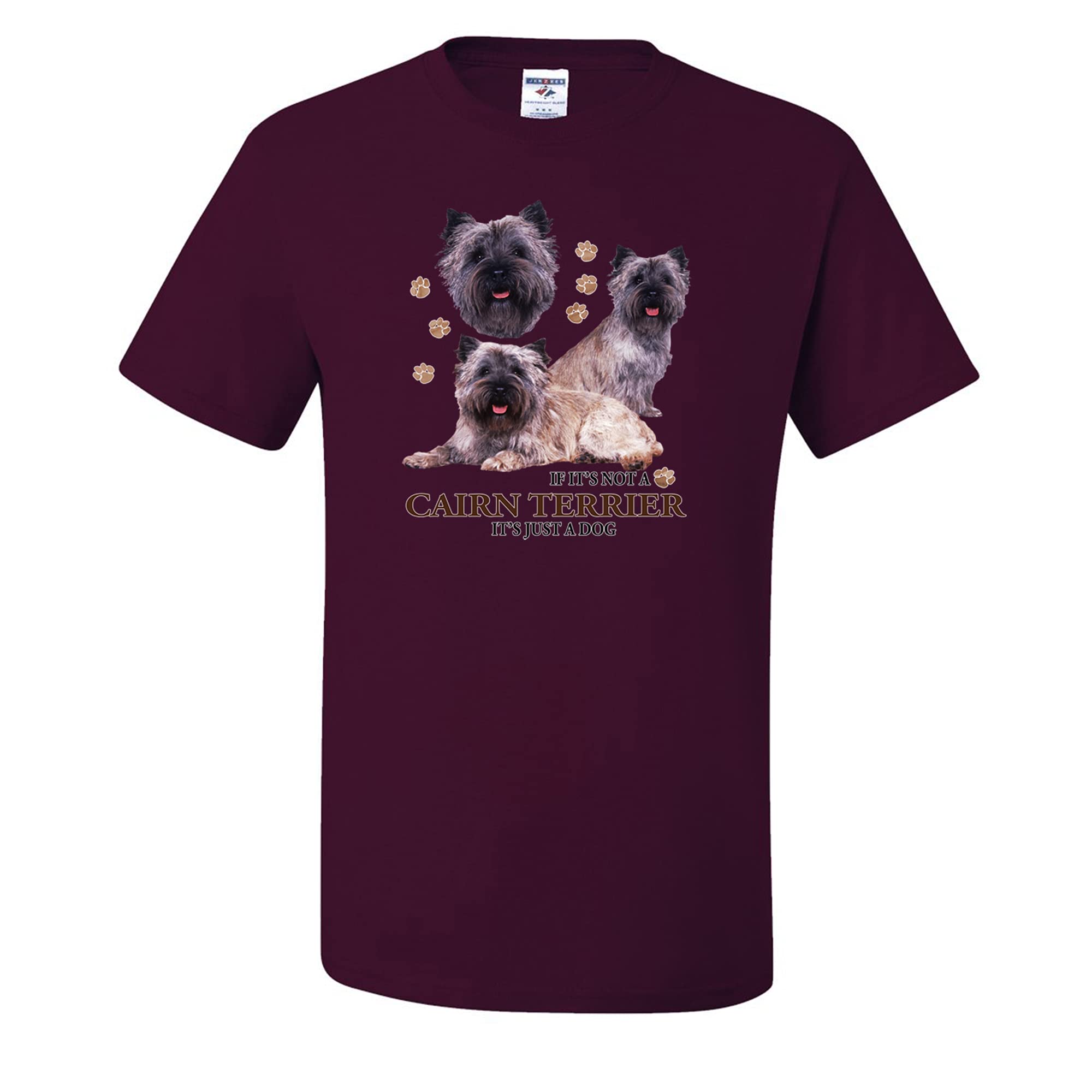Cairn Terrier Dog Lover Graphic T-Shirt for Men - Funny Dog Breed Apparel Gift for Pet Owners - Perfect for Casual Wear & Dog Lovers Events