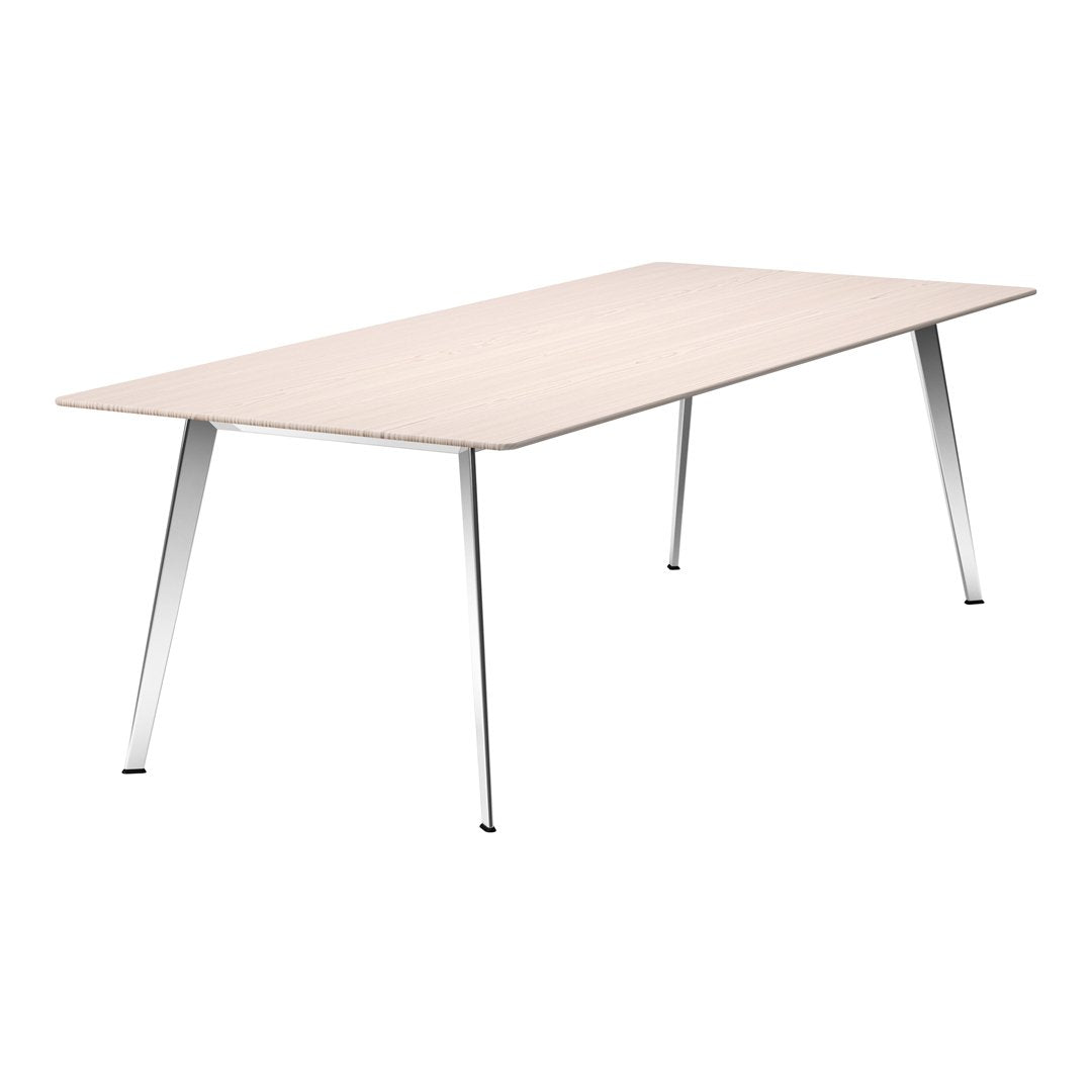 Modern Rectangular JW Dining Table - Solid Wood Kitchen Table for 6-8 People - Perfect for Family Dinners & Entertaining Guests