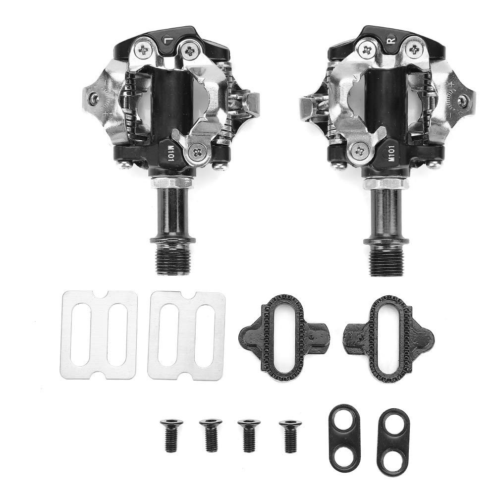 Emoshayoga Self-Locking Mountain Bike Pedals - High Strength Cycling Pedals for Road & MTB Bikes | Perfect for Trail Riding, Commuting & Outdoor Adventures