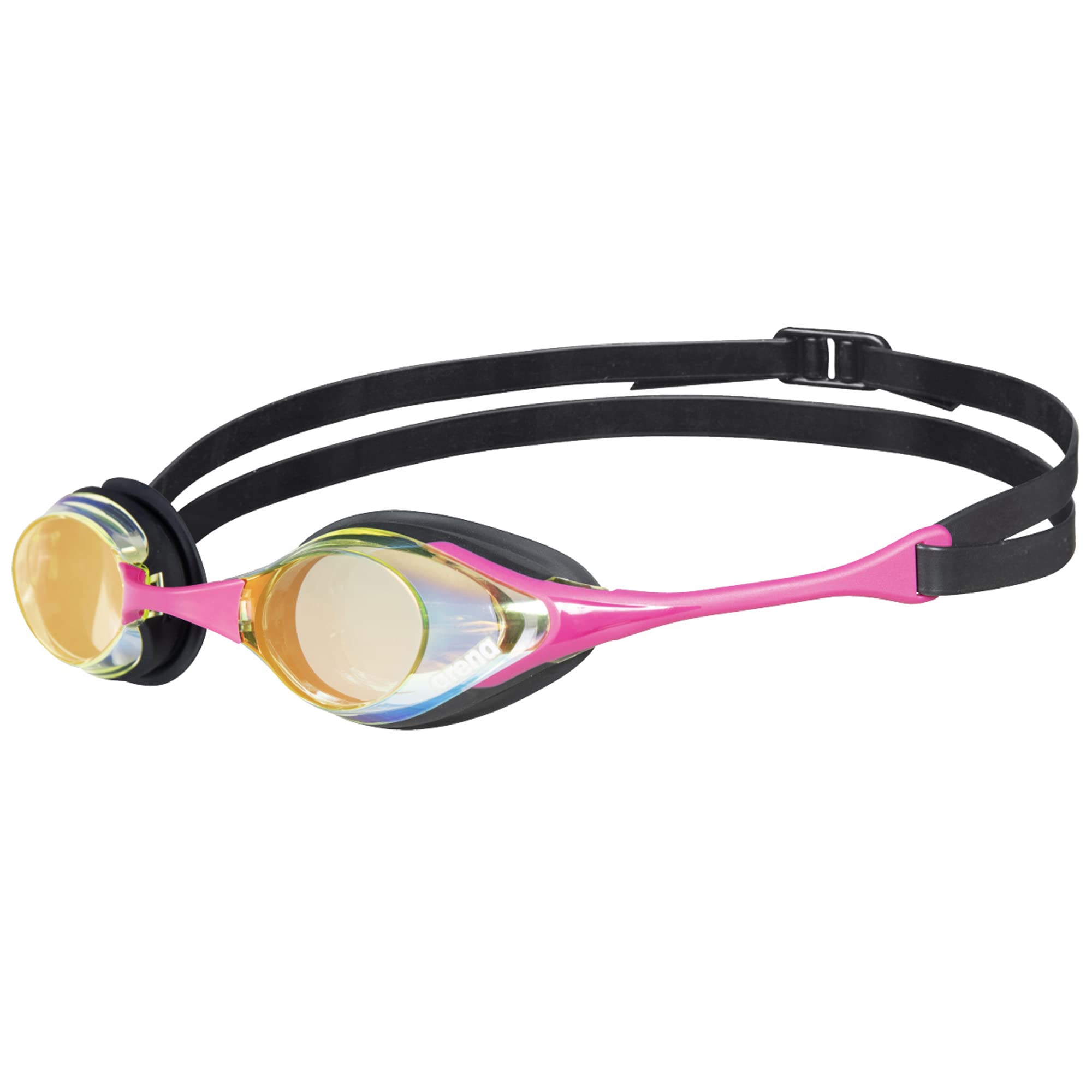ARENA Unisex Adult Cobra Swipe Anti-Fog Racing Swim Goggles - Polycarbonate Mirror/Non-Mirror Lens - Hydrodynamic Design for Competitive Swimming & Triathlon Training