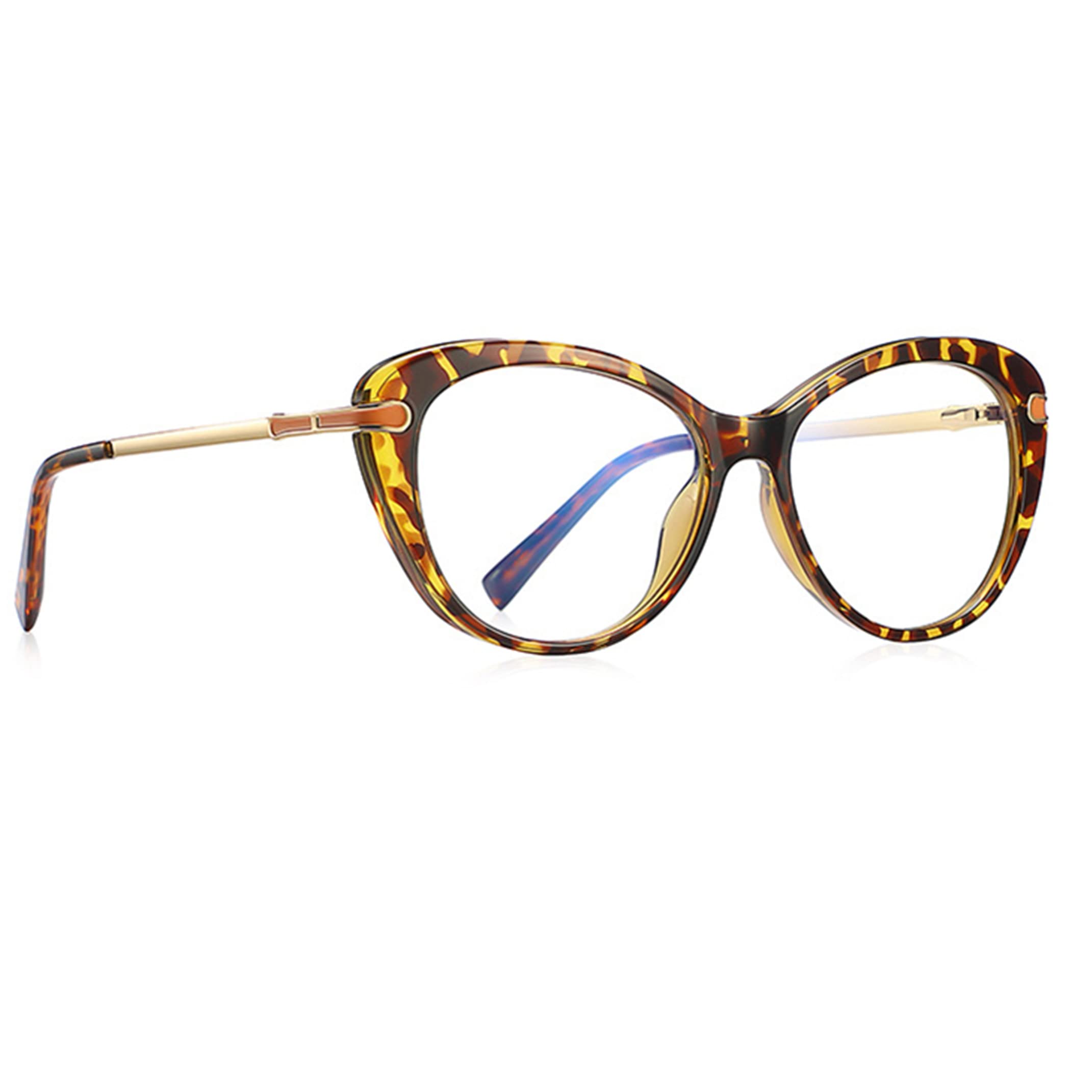 Bullabulling Women's Blue Light Blocking Reading Glasses with Spring Hinge - Stylish Computer & Fashion Eyeglasses for Women - Perfect for Office Work, Screen Time & Everyday Use