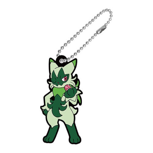 Pokemon Rubber Mascot Keychain Vol. 25 - 2 Inch Cute Character Charm by Bandai | Perfect for Backpacks, Key Rings & Gift Giving