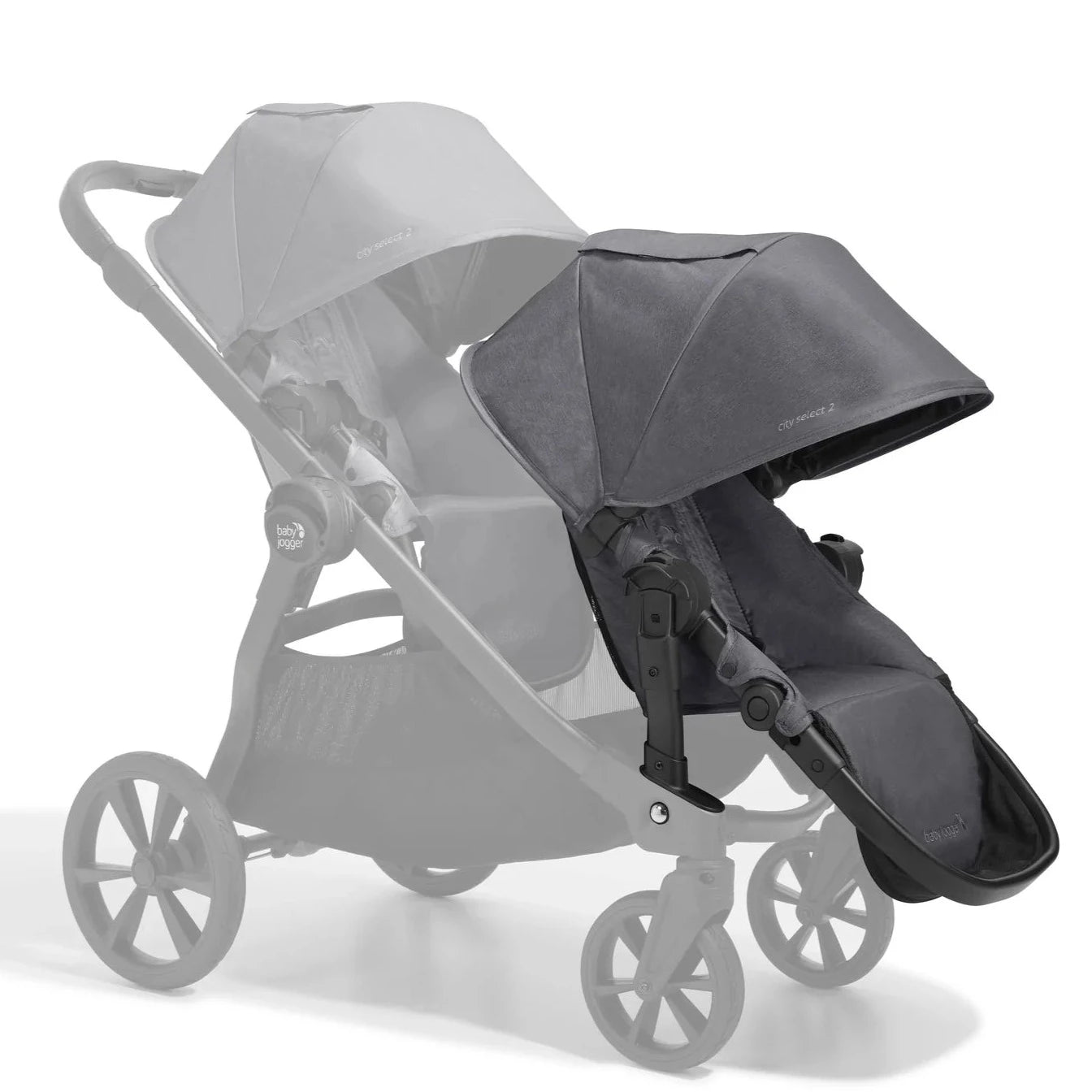 Baby Jogger City Select 2 Second Seat Kit - Extra Stroller Seat for Twins or Siblings - Perfect for Family Outings, Shopping & Travel