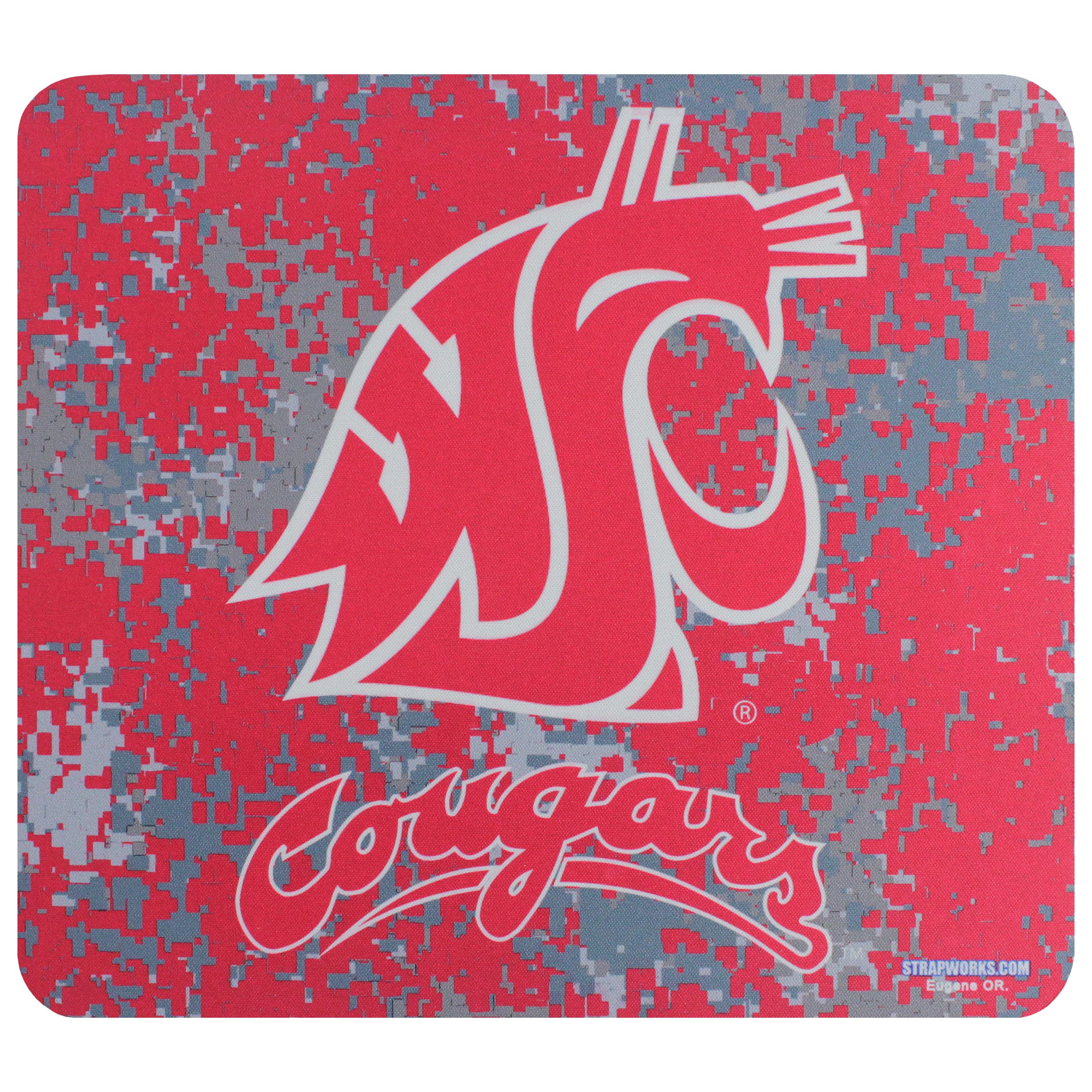 Washington State University Cougars Mouse Pad - Officially Licensed Collegiate Team Gear - Perfect for Home, Office & Gaming Setup
