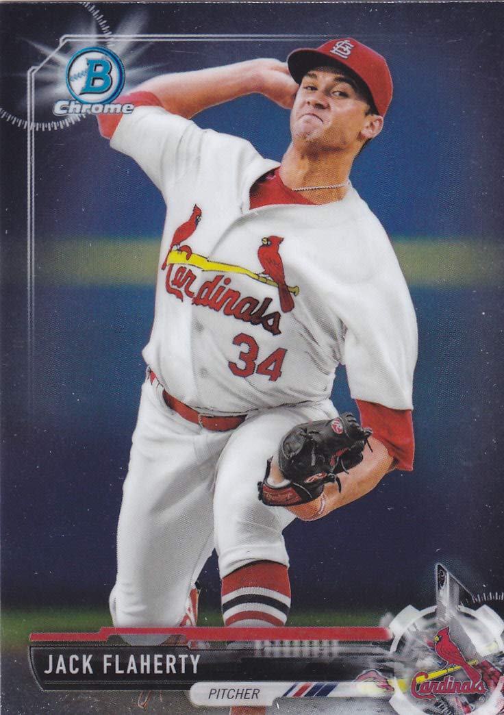 2017 Bowman Chrome Jack Flaherty Rookie Card - Baseball Collectibles for Fans