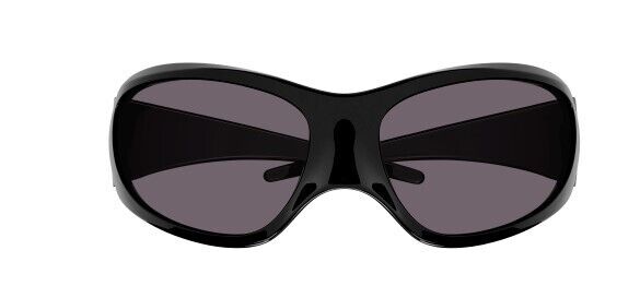 Balenciaga BB0252S 001 Black/Grey Cat Eye Women's Sunglasses - Stylish UV Protection Shades for Outdoor, Beach & Fashion