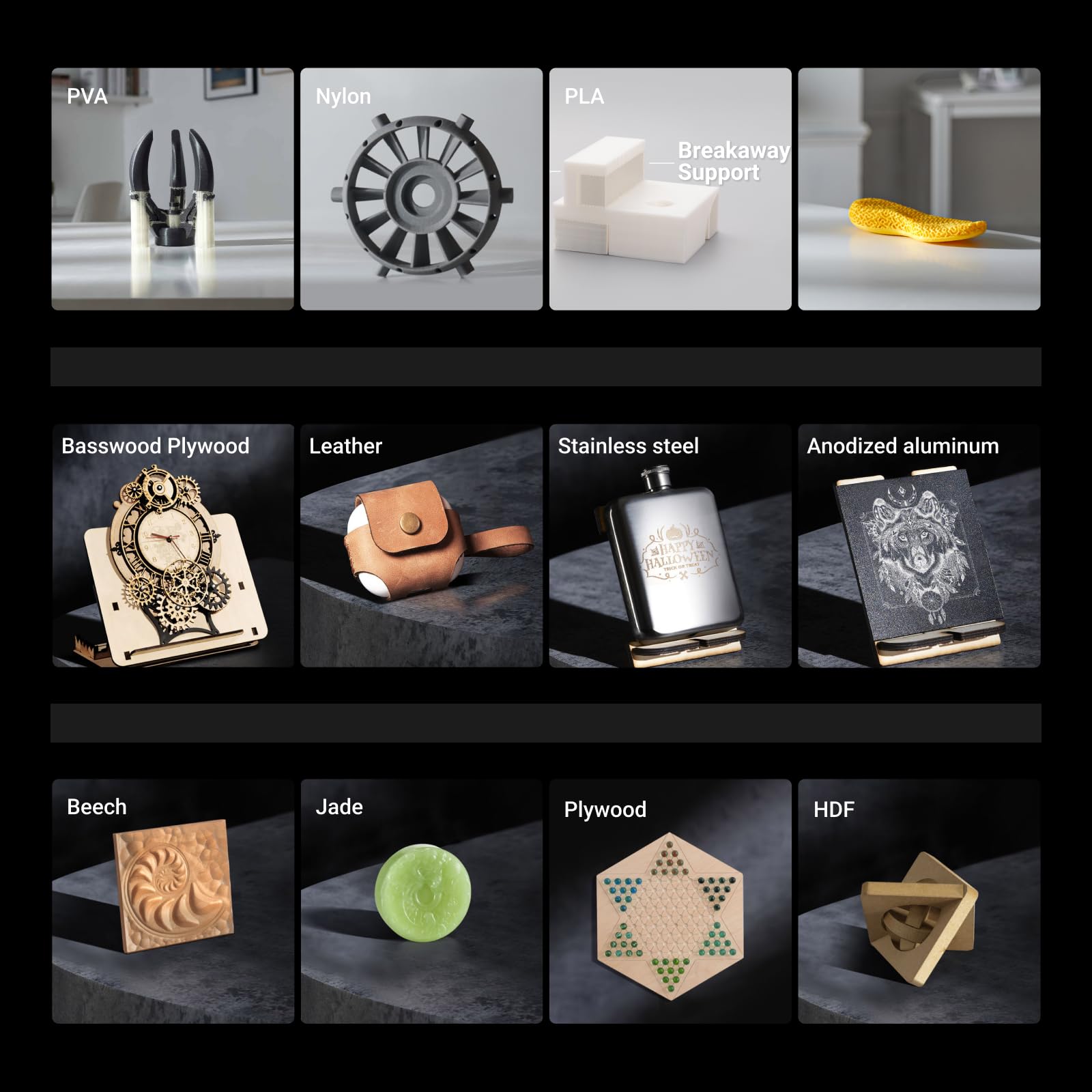 Snapmaker Artisan 3-in-1 Addon Bundle: 200W CNC Module, 40W Laser Module & Enclosure Kit - Premium Upgrade for Snapmaker Artisan 3D Printer | Perfect for 3D Printing, CNC Carving & Laser Engraving Projects