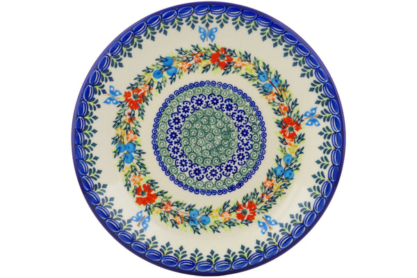 10-Piece Floral Dinner Plate Set - Elegant Ring of Flowers Design for Everyday Dining, Parties & Home Decor
