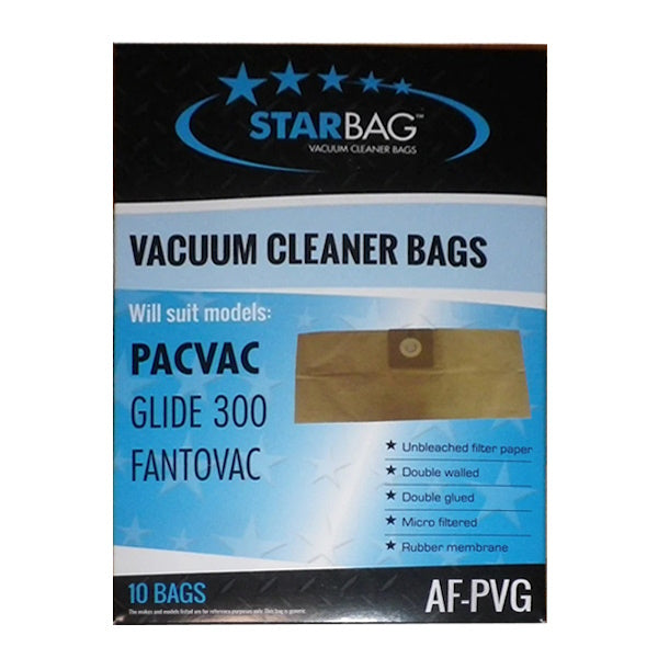 Starbag AF PVG Vacuum Cleaner Bags - Compatible with Various Models | Perfect for Home, Office & Commercial Cleaning