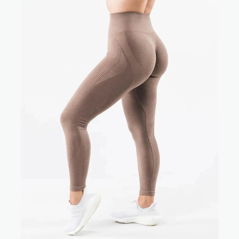 Amplify Contour Seamless Scrunch Leggings for Women - High Waisted Push Up Yoga Pants, Gym Workout Tights & Fitness Sportswear | Perfect for Yoga, Running, Gym Training & Casual Wear