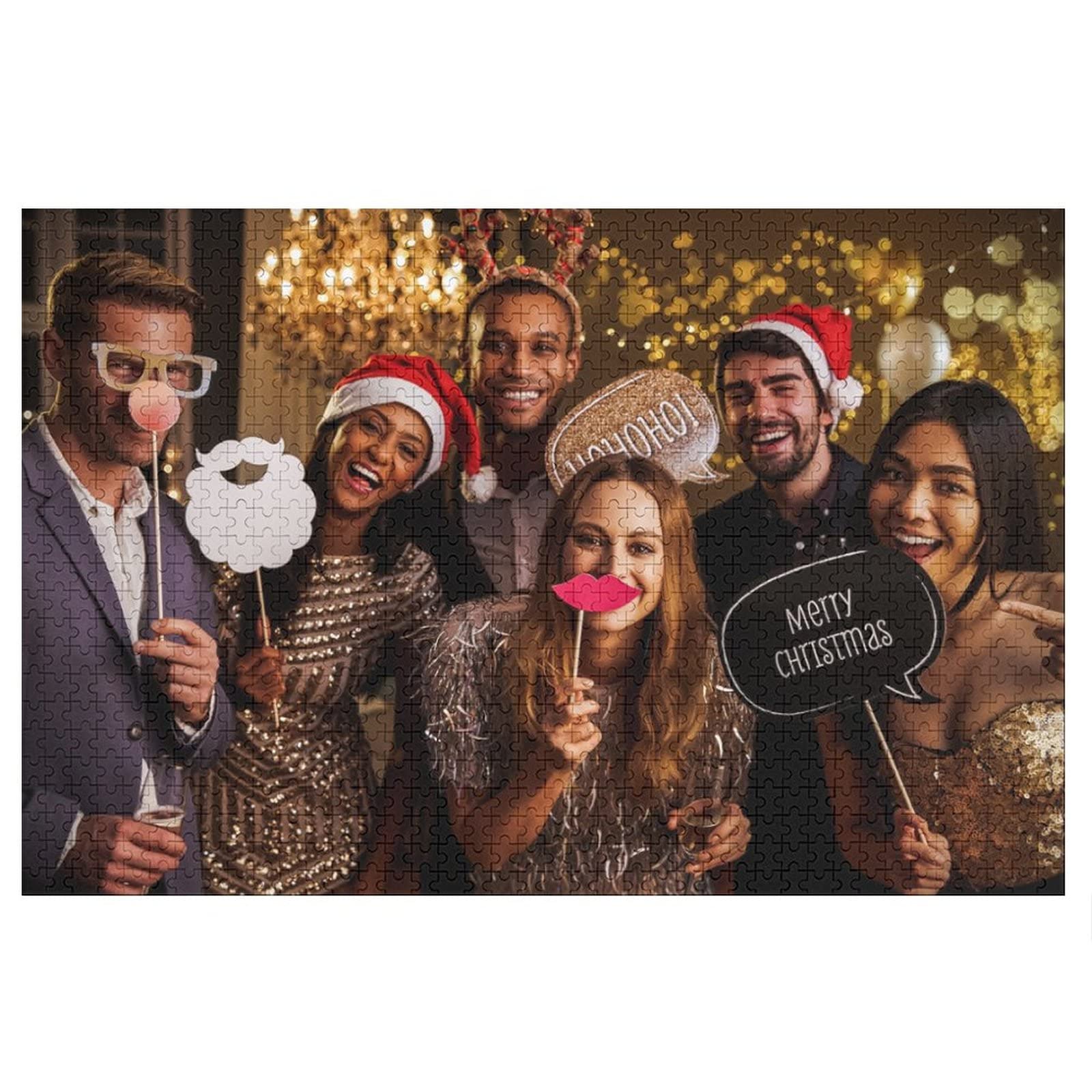 Custom Photo Jigsaw Puzzle - 35/70/120/200/300/500/1000 Pieces Personalized Puzzle for Adults & Kids | Perfect for Family Gifts, Weddings, Graduations | Vertical 1000-Piece Version | Create Lasting Memories with Custom Puzzles