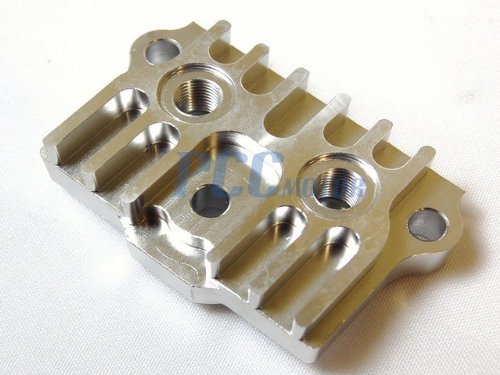 High-Performance Pit Bike Oil Cooler Adapter Plate for Lifan OC05 Engine - Compatible with Dirt Bikes & Mini Bikes - Improves Engine Cooling for Off-Road Racing & Trail Riding