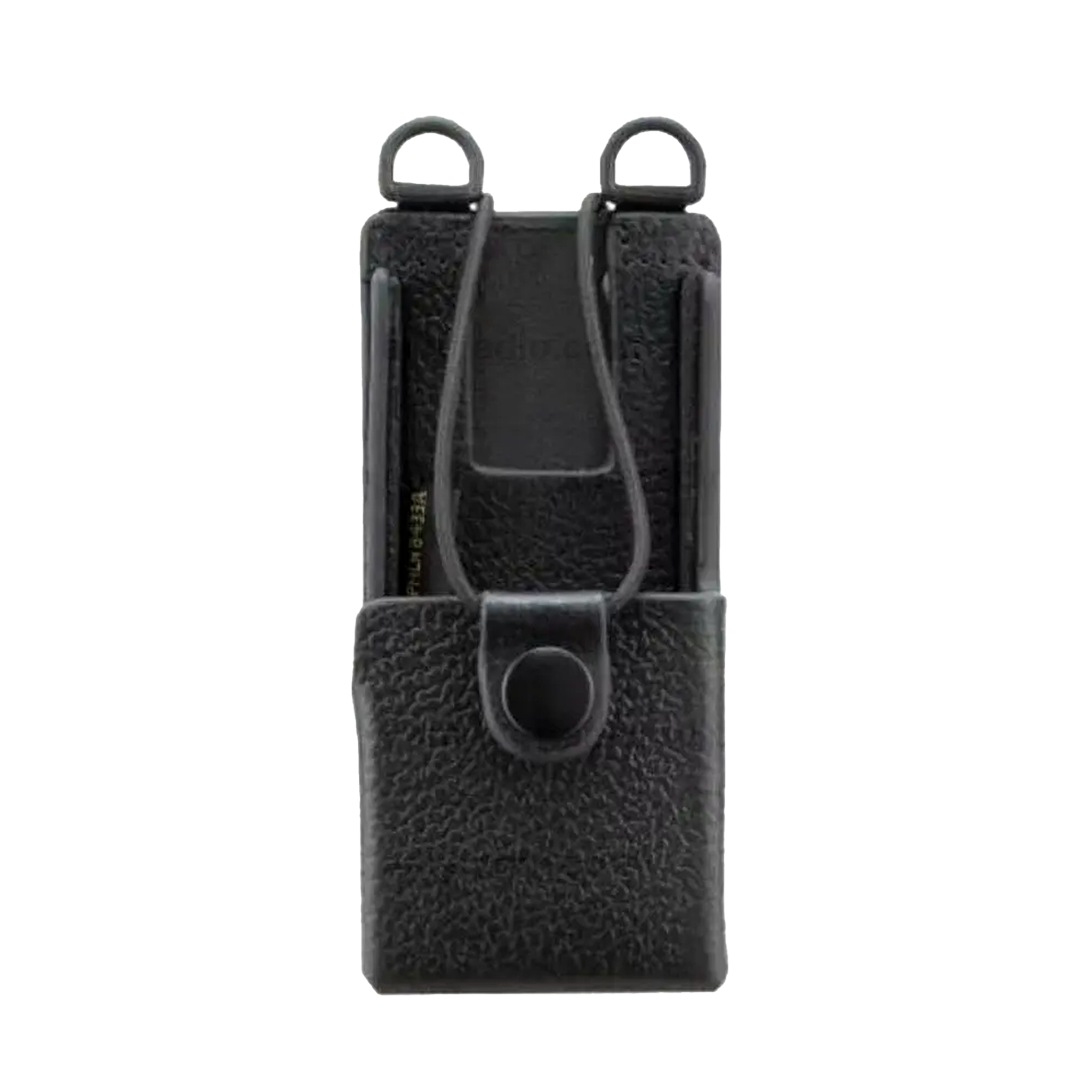 Motorola PMLN8433 Genuine Leather Holster Case with Fixed Belt Clip for R2 Radio - Durable Protection for Walkie Talkie | Perfect for Construction, Security & Outdoor Work
