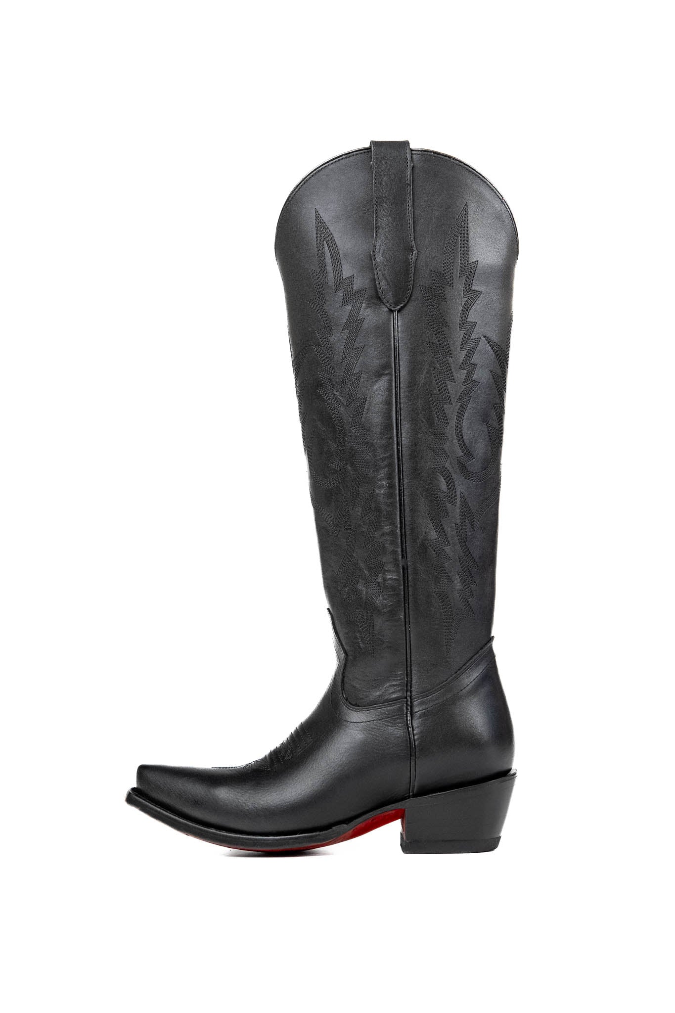 Scarlett Women's Tall Red Bottom Snip Toe Cowgirl Boots - Western Fashion for Rodeo, Country Dancing & Everyday Wear